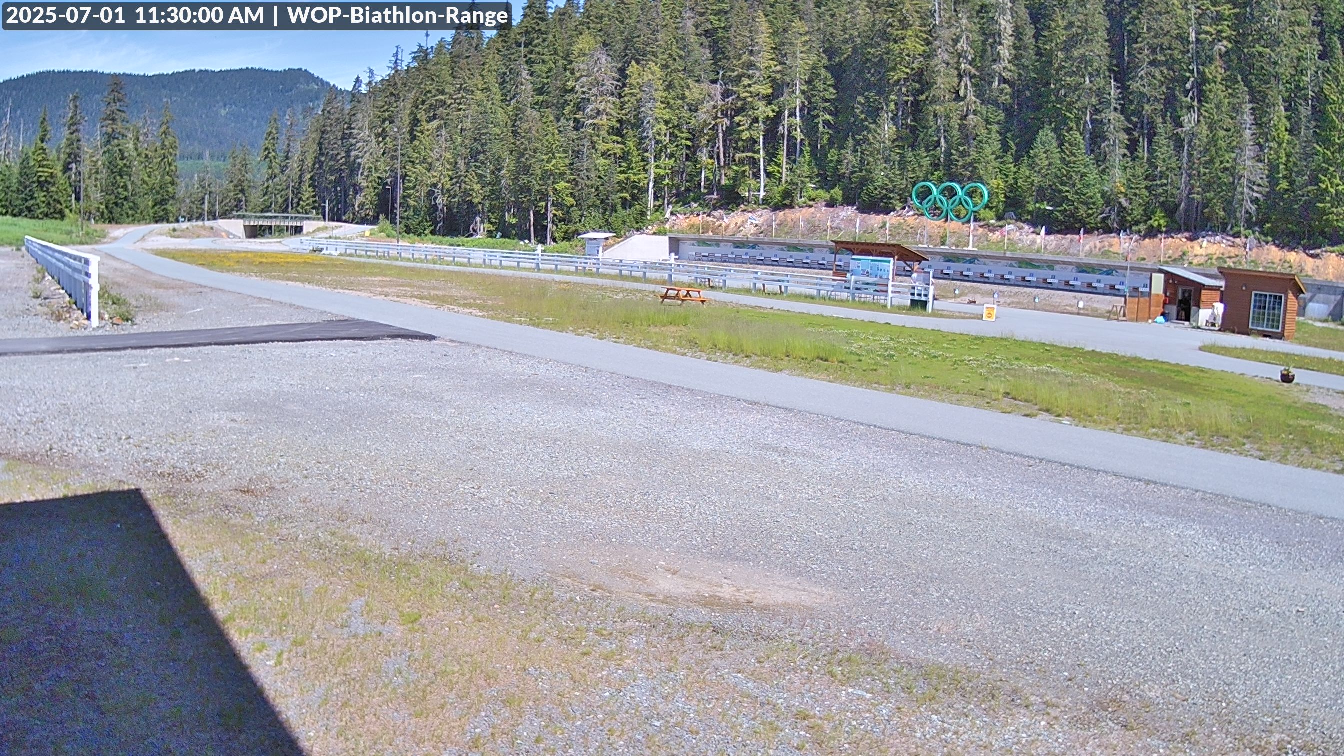 View looking North East to the Olympic Biathlon Range