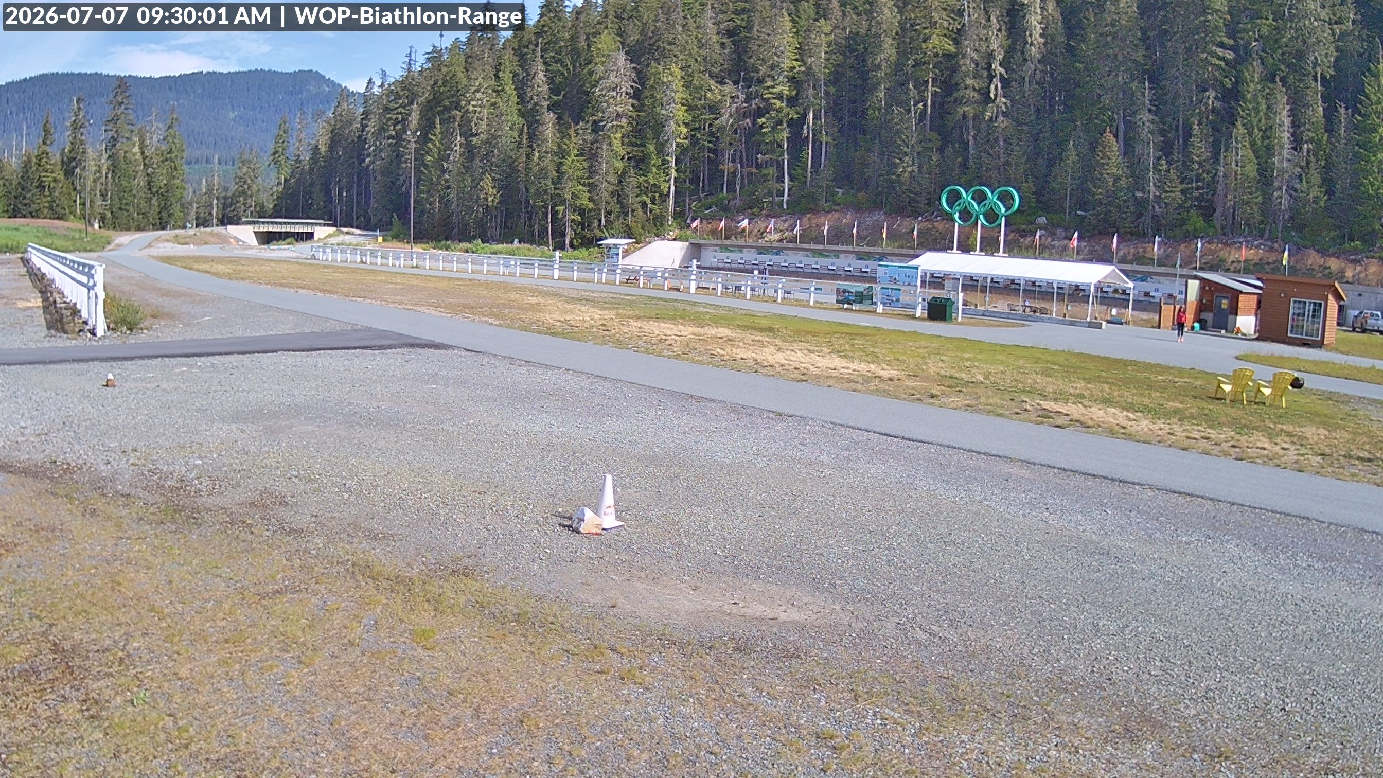 View looking North East to the Olympic Biathlon Range