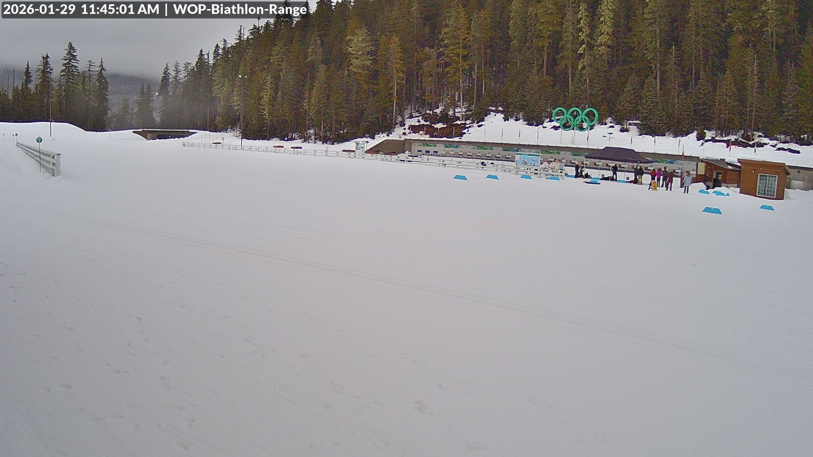 View looking North East to the Olympic Biathlon Range
