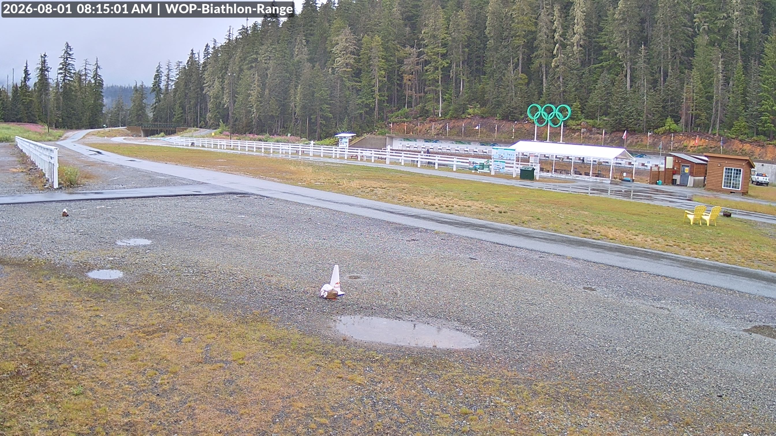 View looking North East to the Olympic Biathlon Range