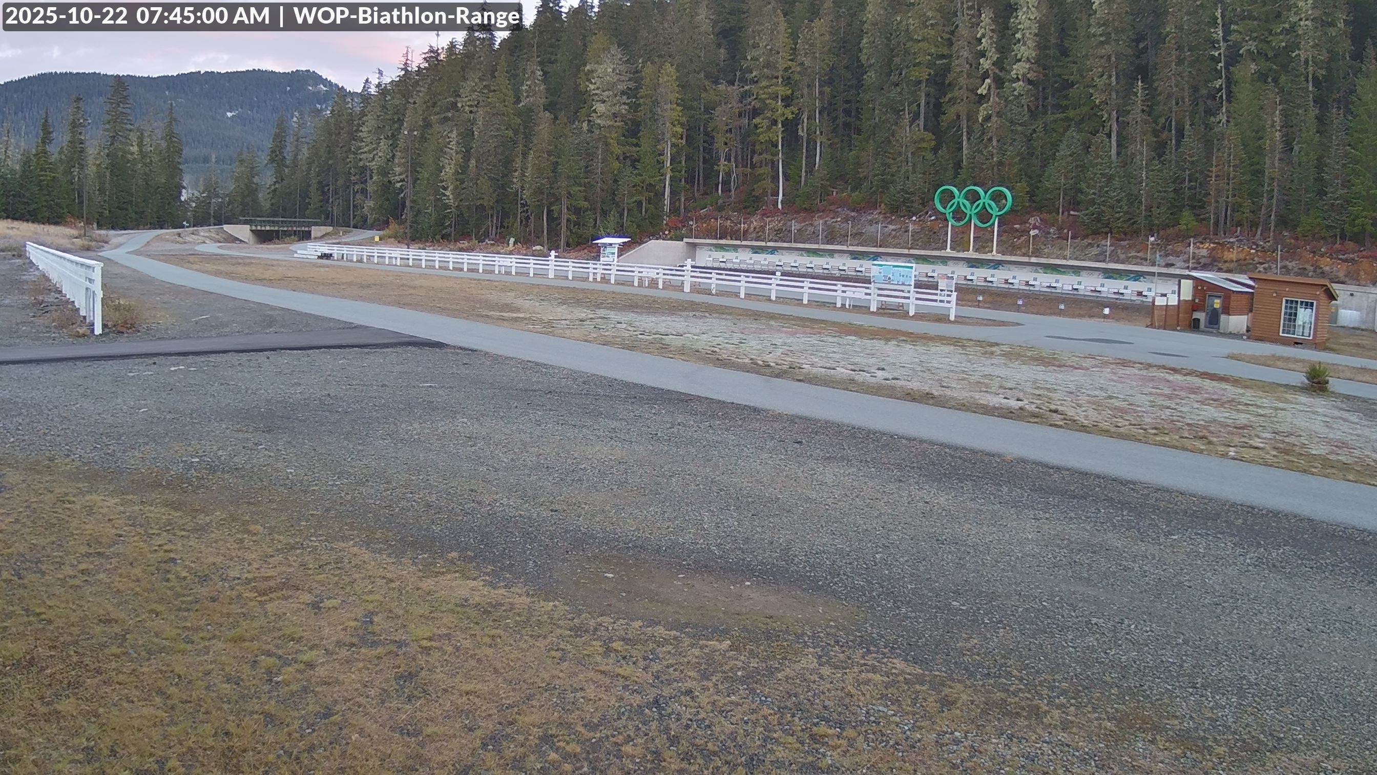 View looking North East to the Olympic Biathlon Range