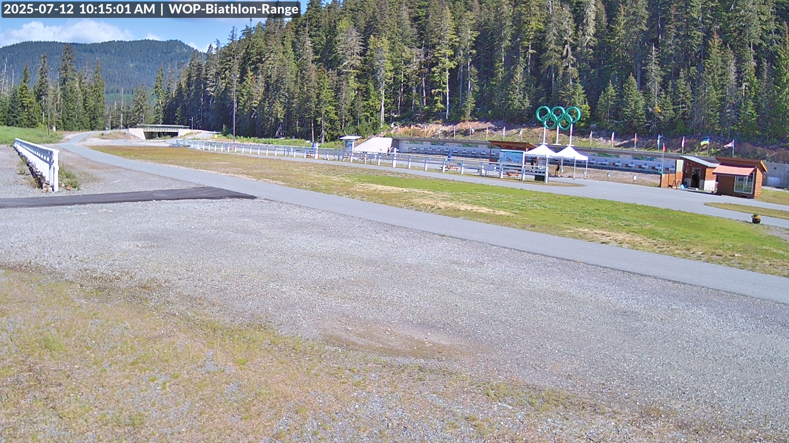 View looking North East to the Olympic Biathlon Range