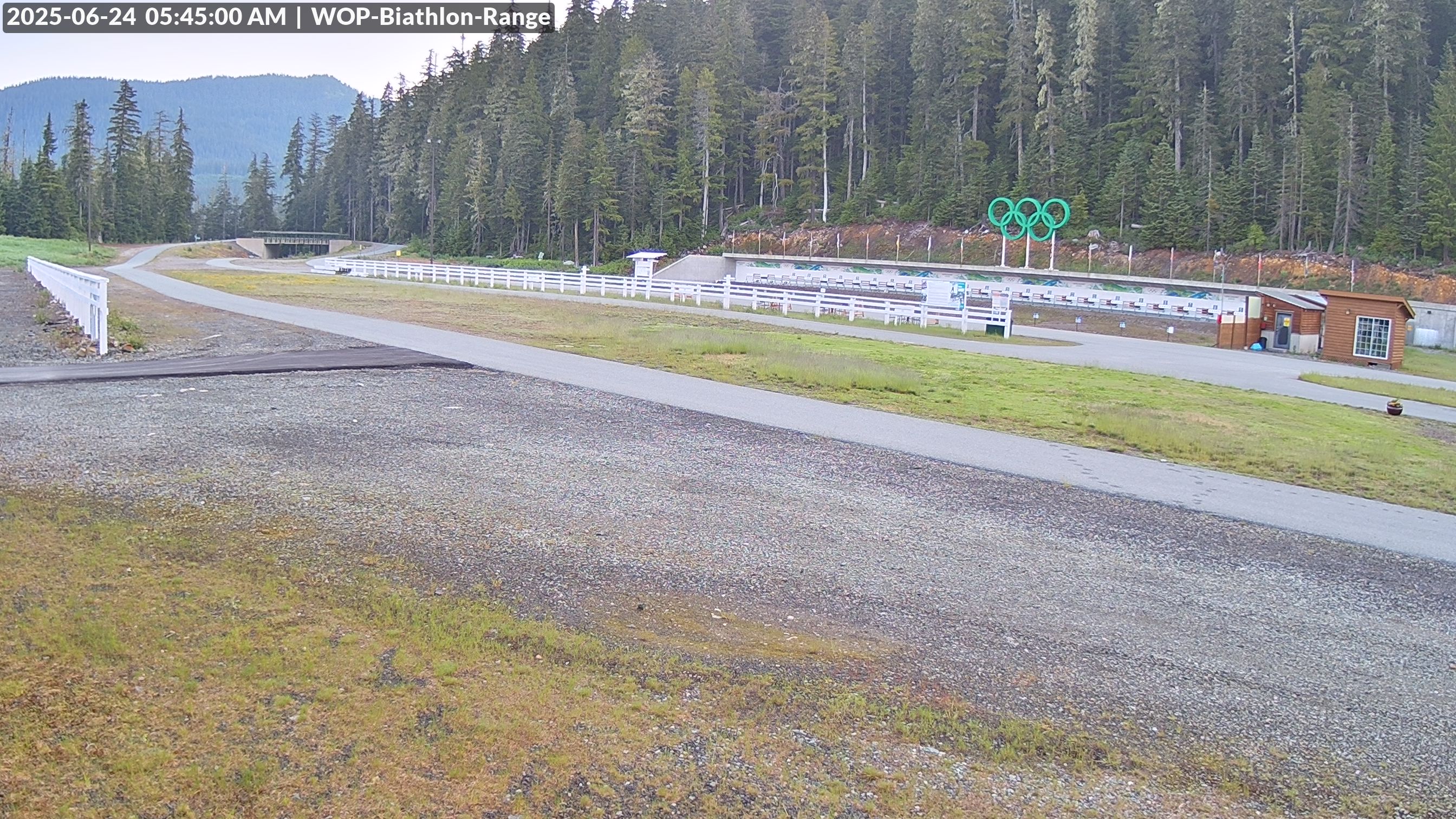 View looking North East to the Olympic Biathlon Range