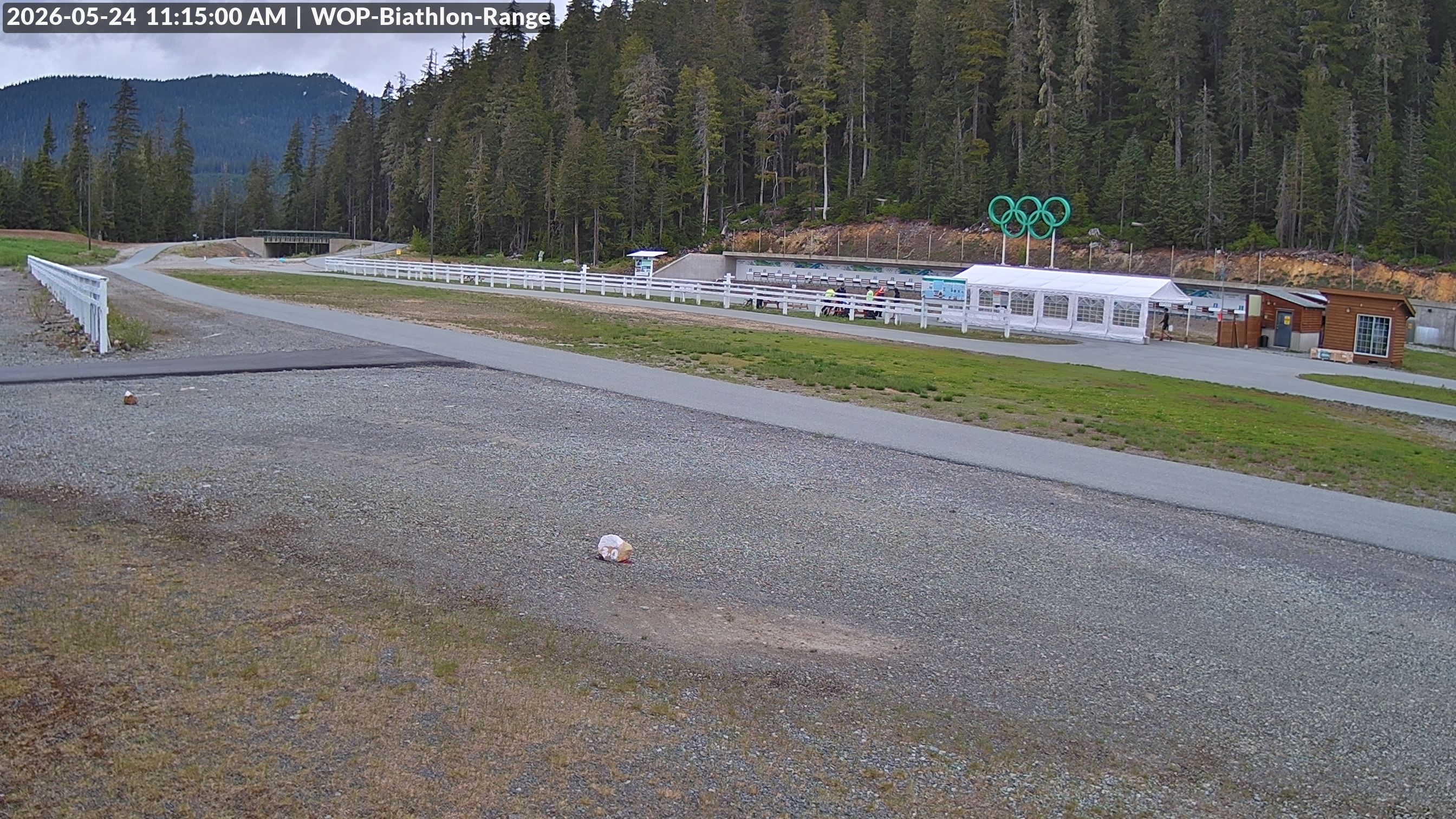 View looking North East to the Olympic Biathlon Range