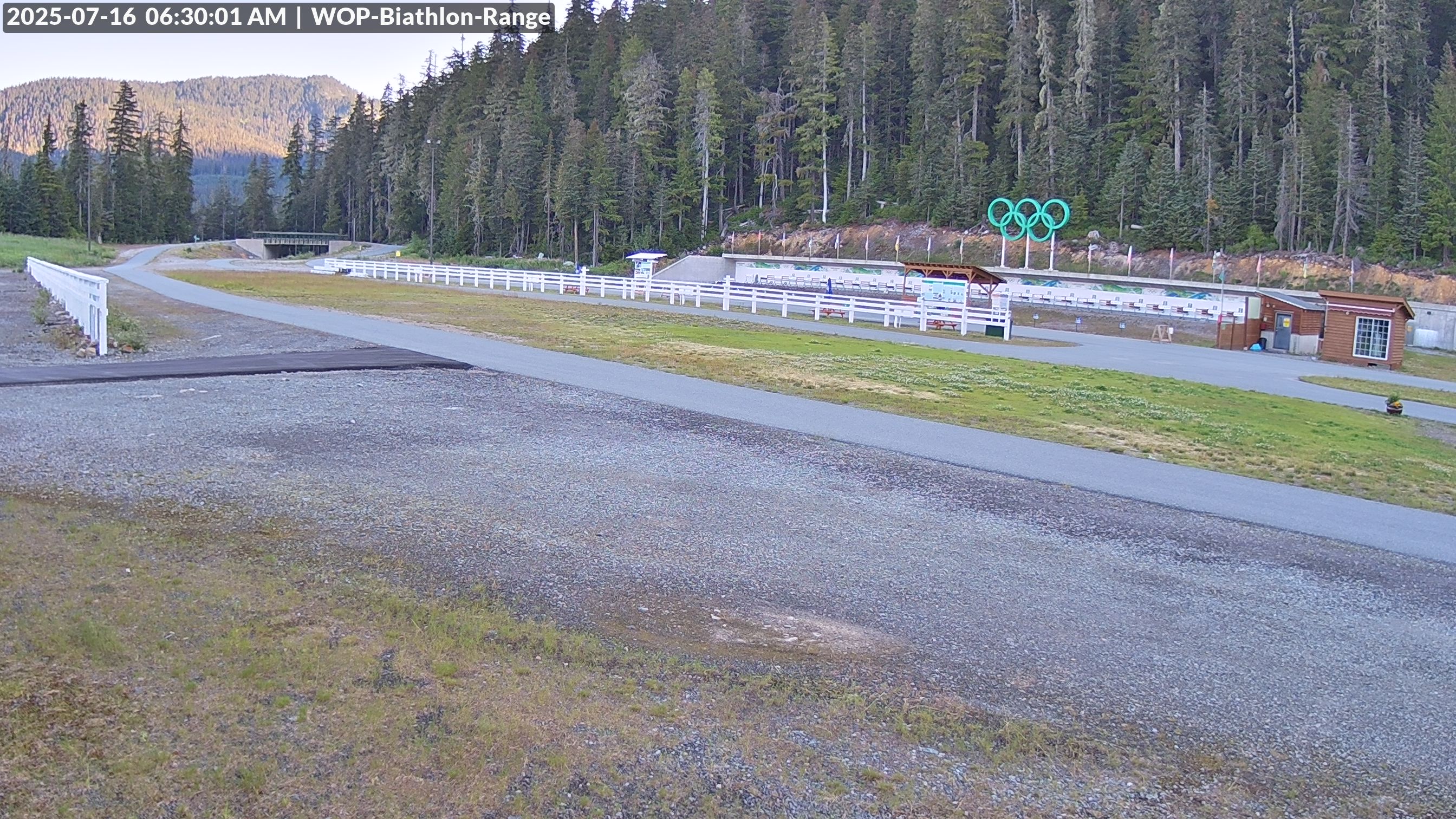 View looking North East to the Olympic Biathlon Range