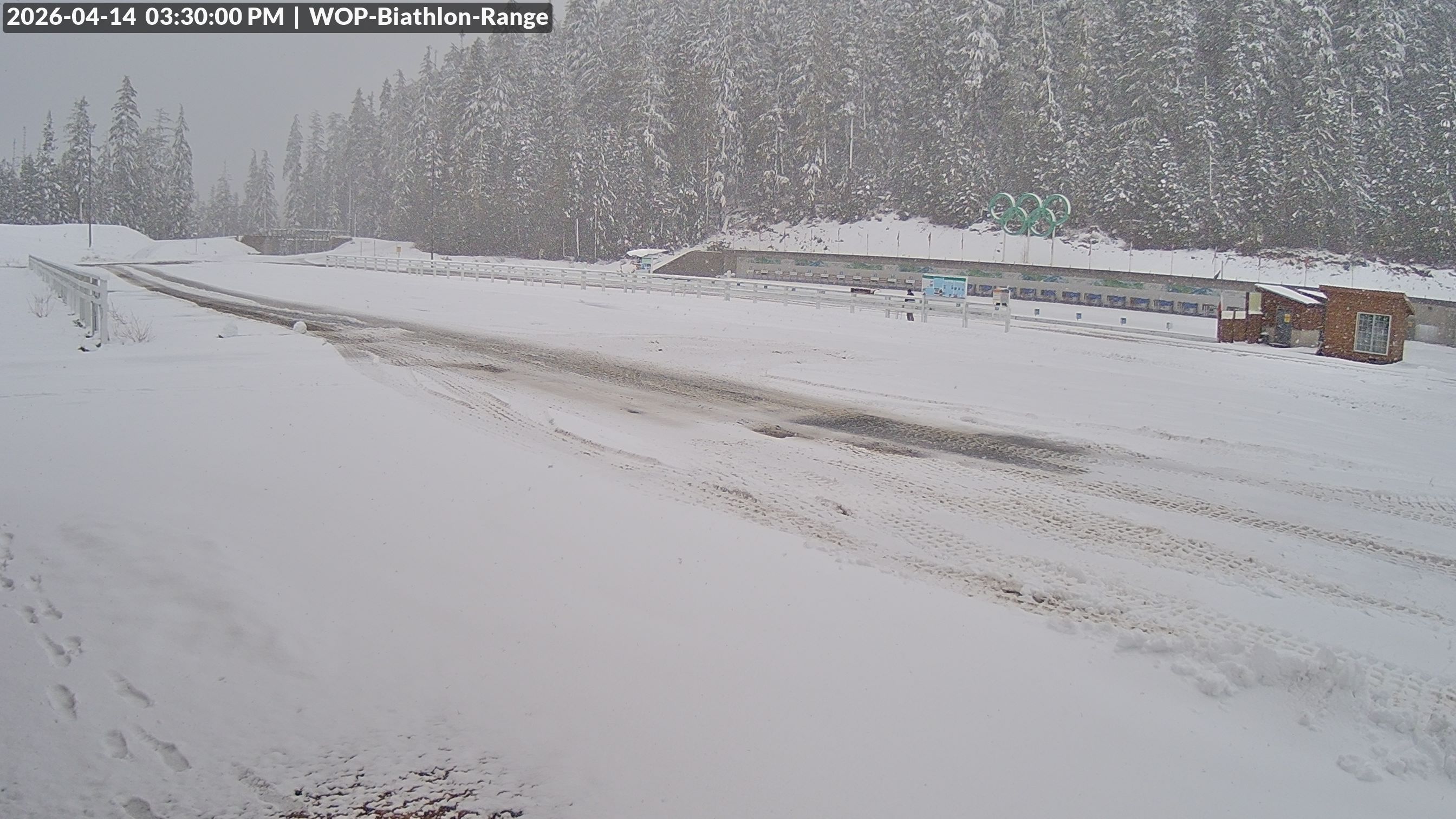 View looking North East to the Olympic Biathlon Range