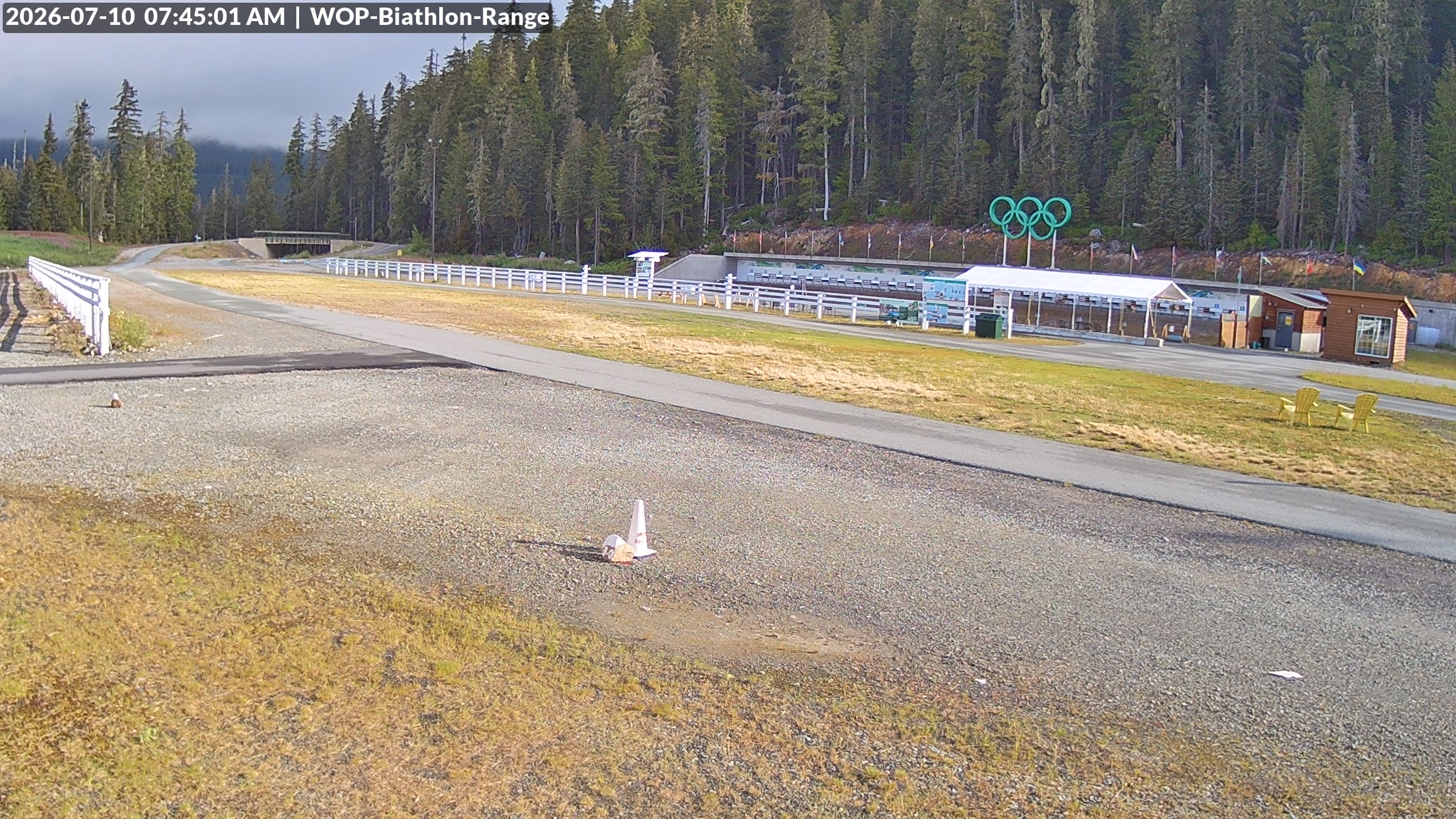 View looking North East to the Olympic Biathlon Range
