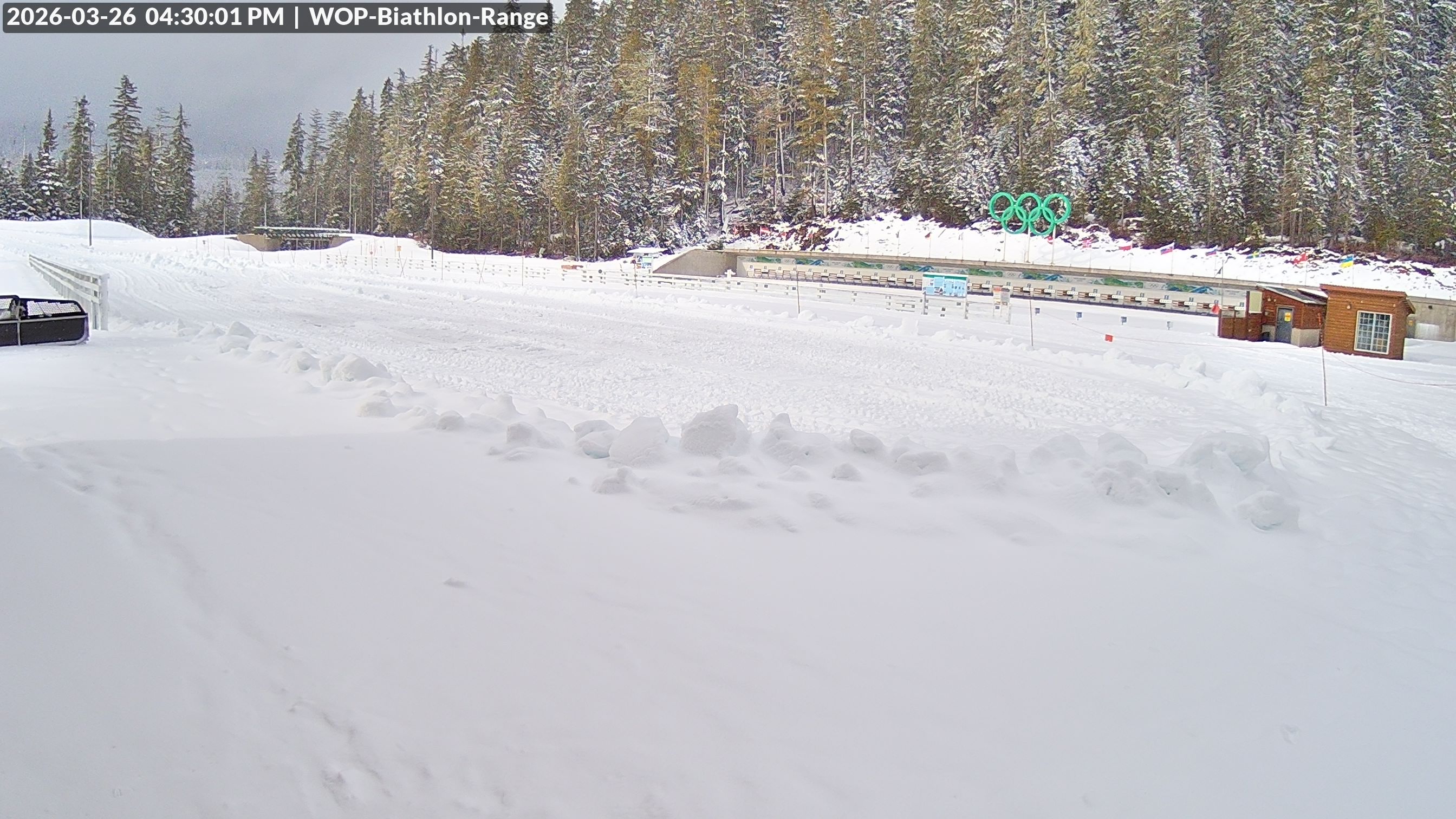 View looking North East to the Olympic Biathlon Range
