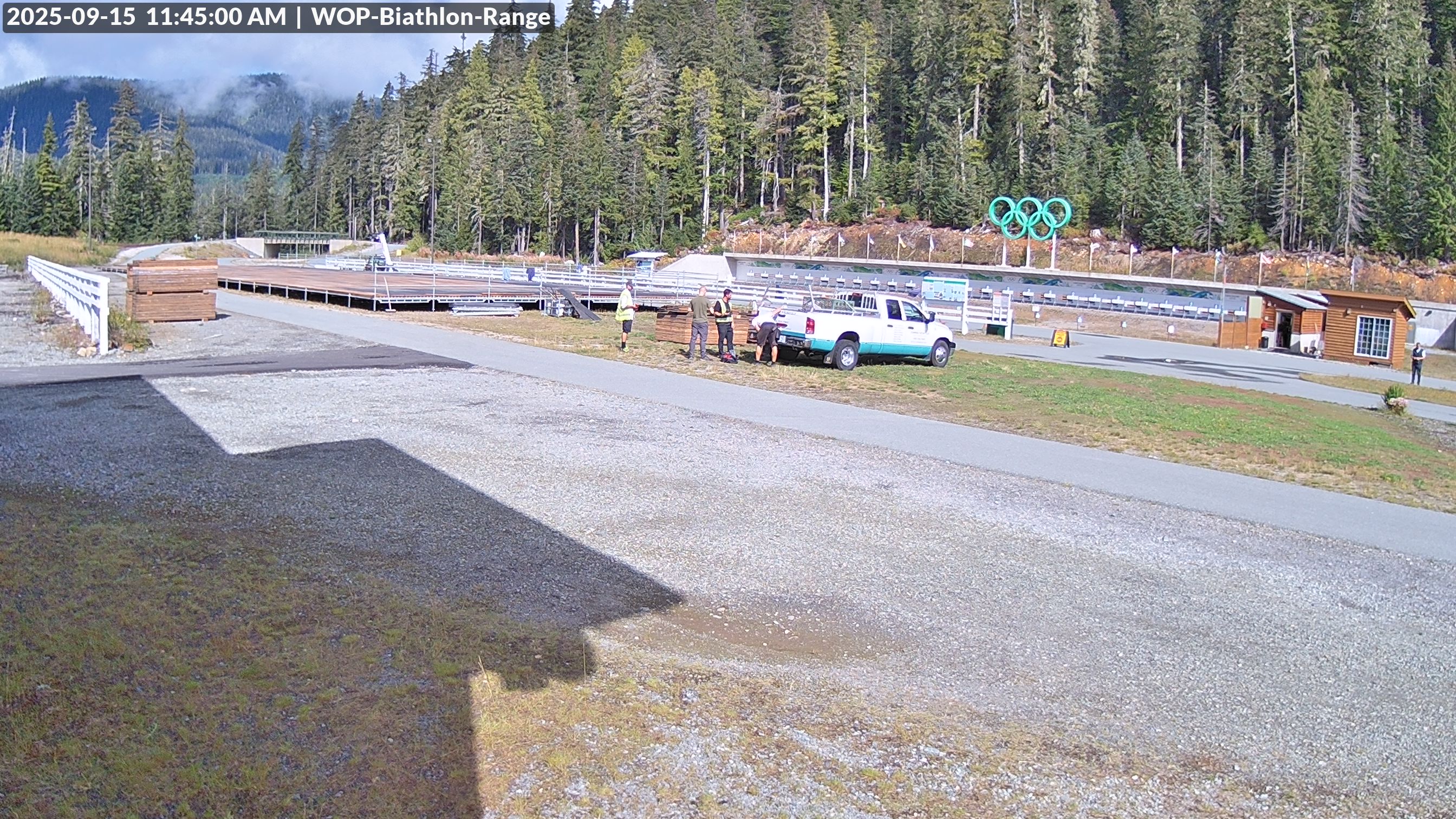 View looking North East to the Olympic Biathlon Range
