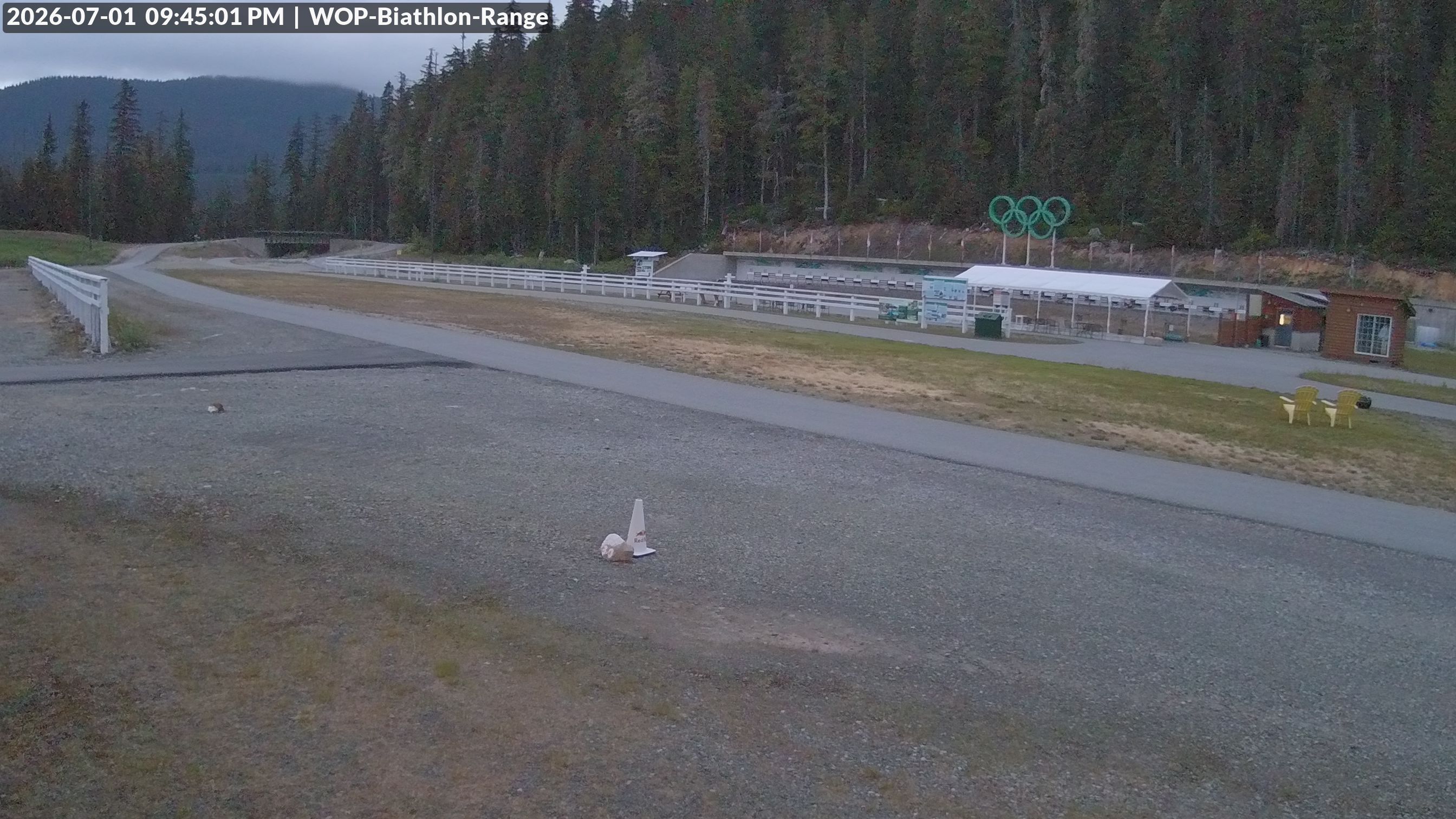 View looking North East to the Olympic Biathlon Range
