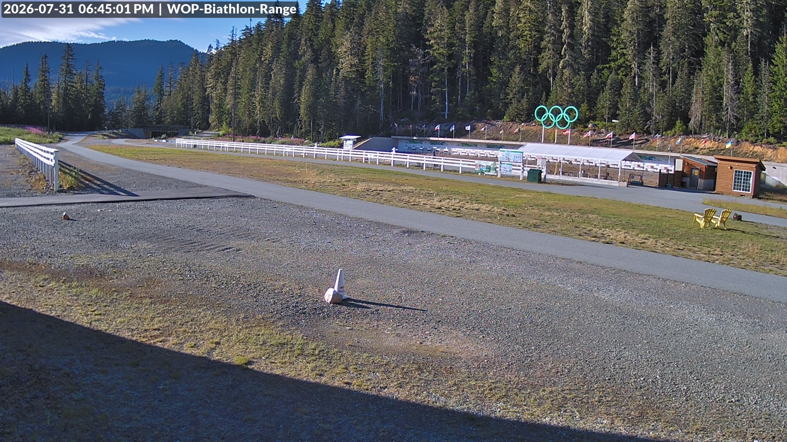 View looking North East to the Olympic Biathlon Range