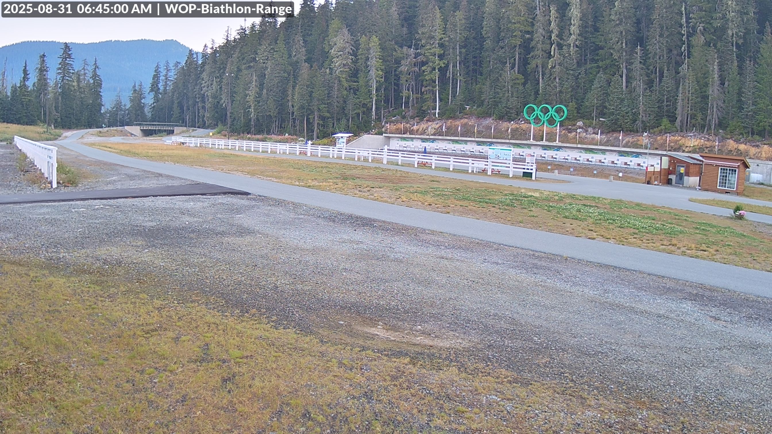 View looking North East to the Olympic Biathlon Range