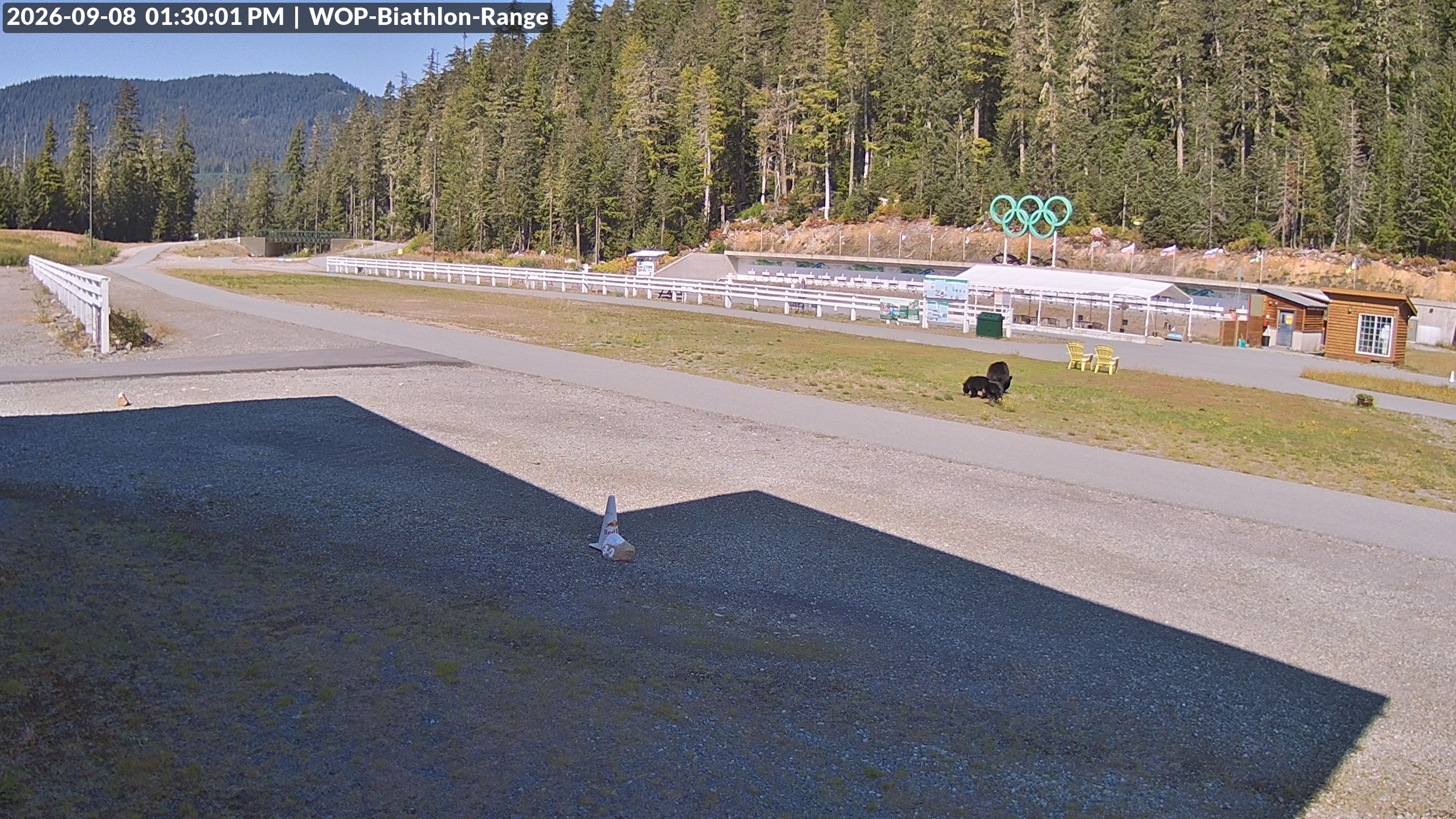 View looking North East to the Olympic Biathlon Range