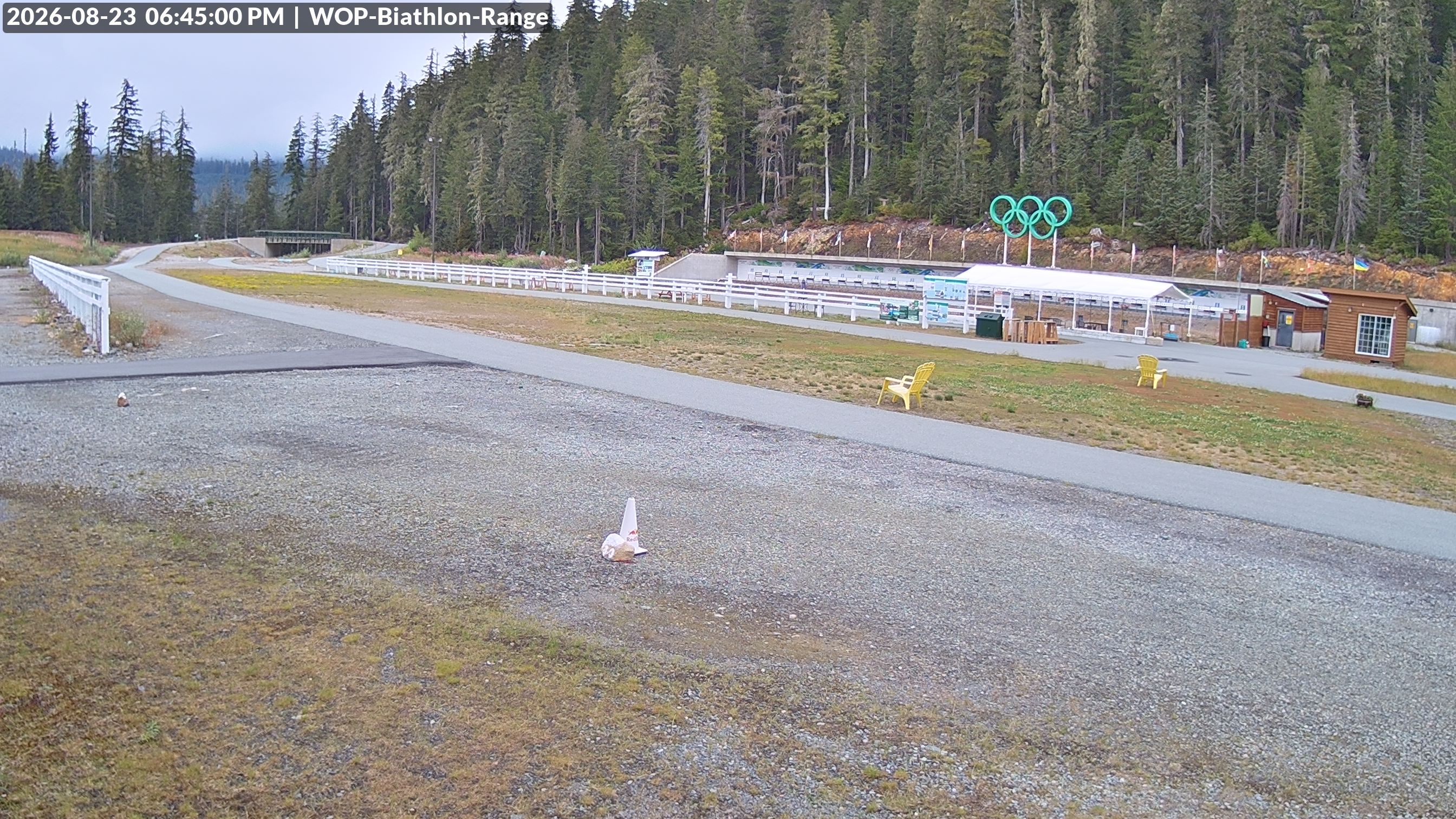 View looking North East to the Olympic Biathlon Range
