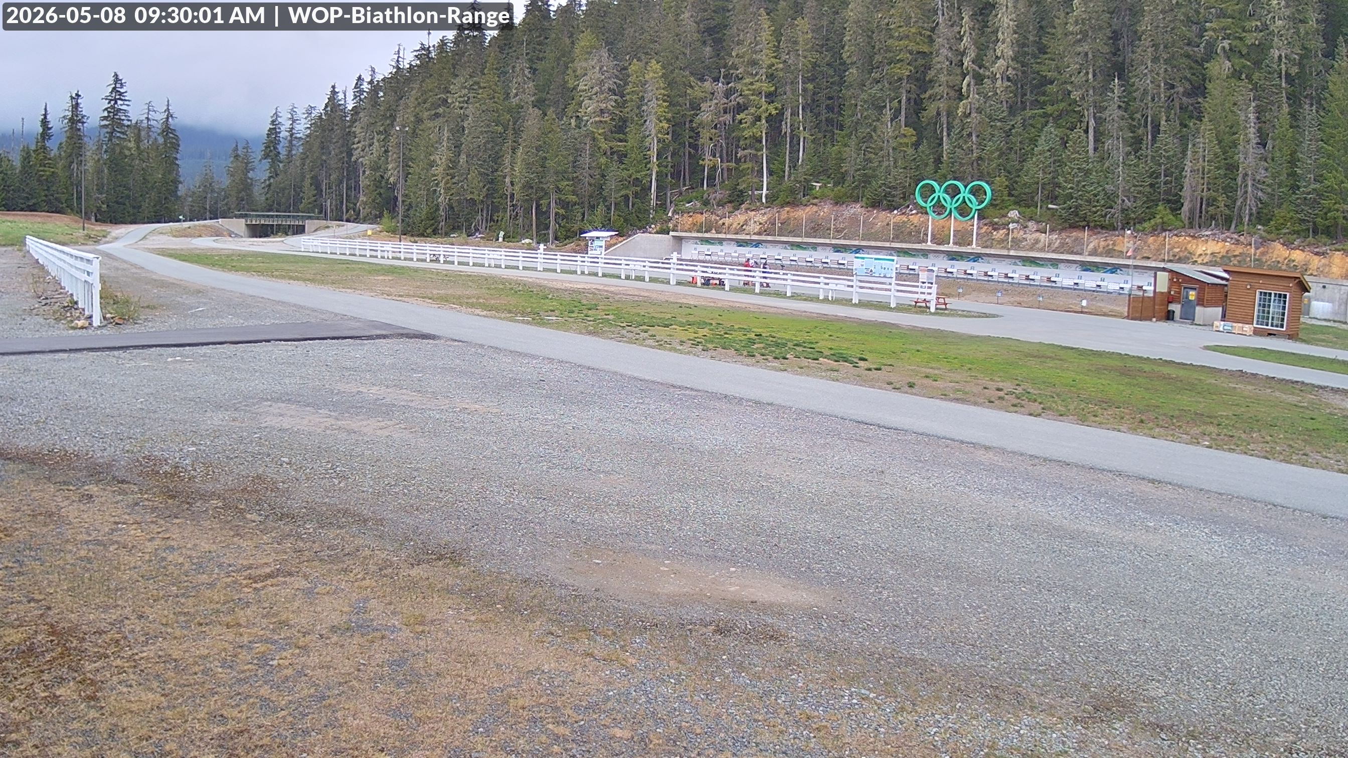 View looking North East to the Olympic Biathlon Range