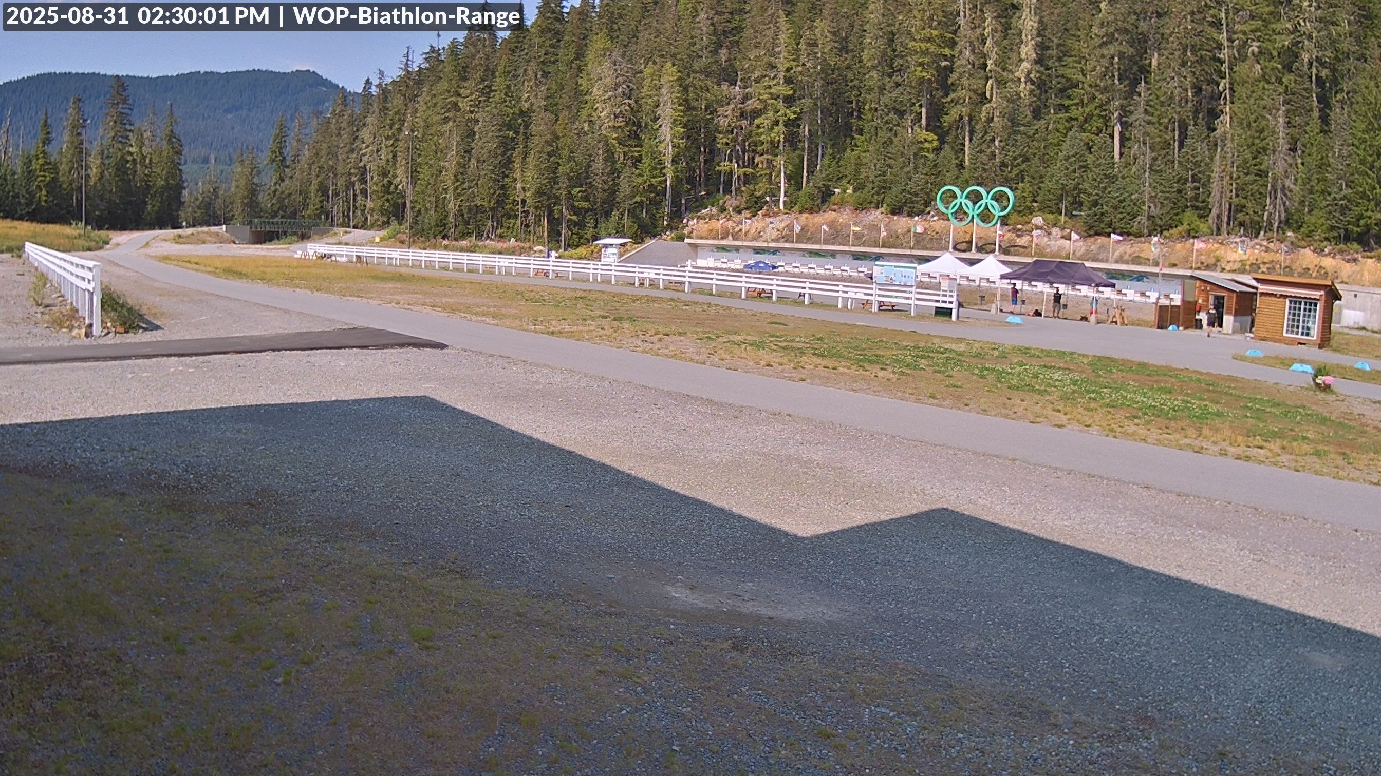 View looking North East to the Olympic Biathlon Range