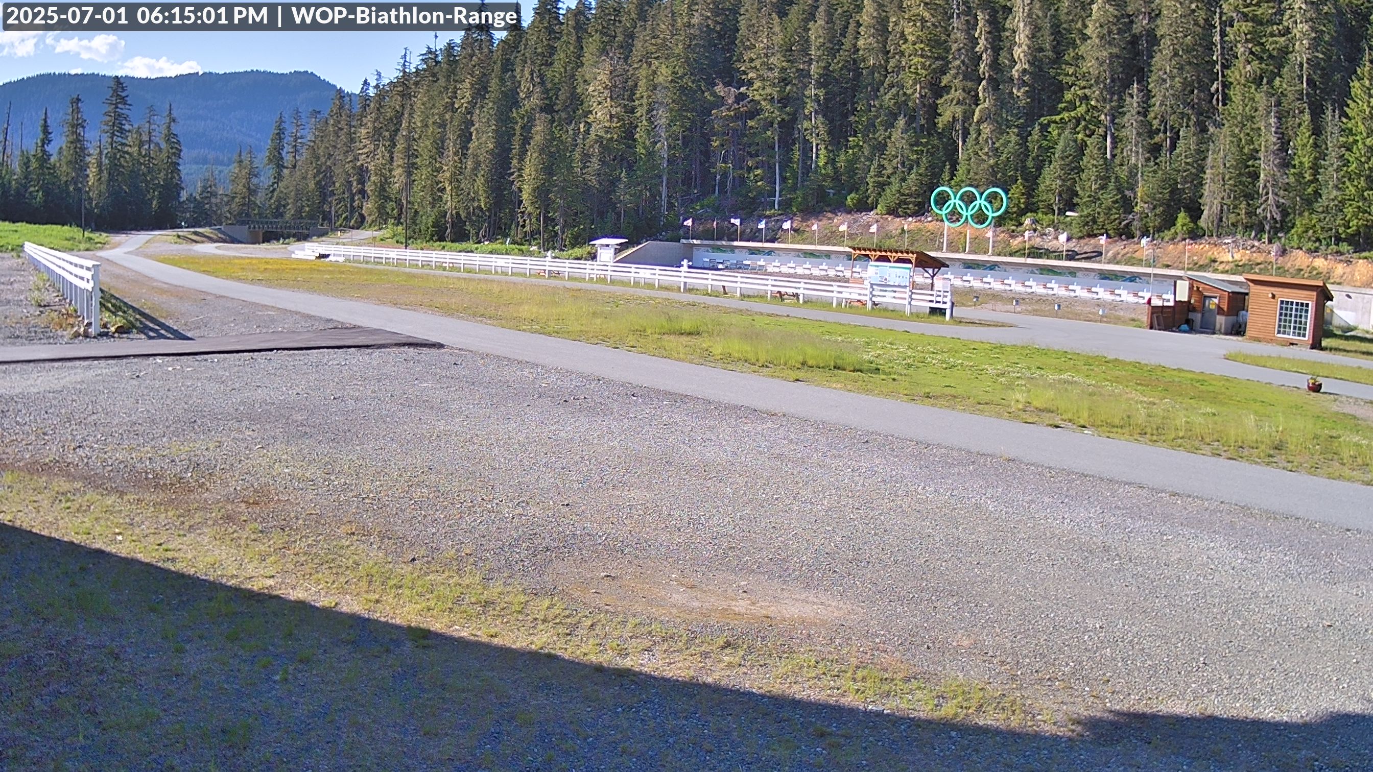 View looking North East to the Olympic Biathlon Range