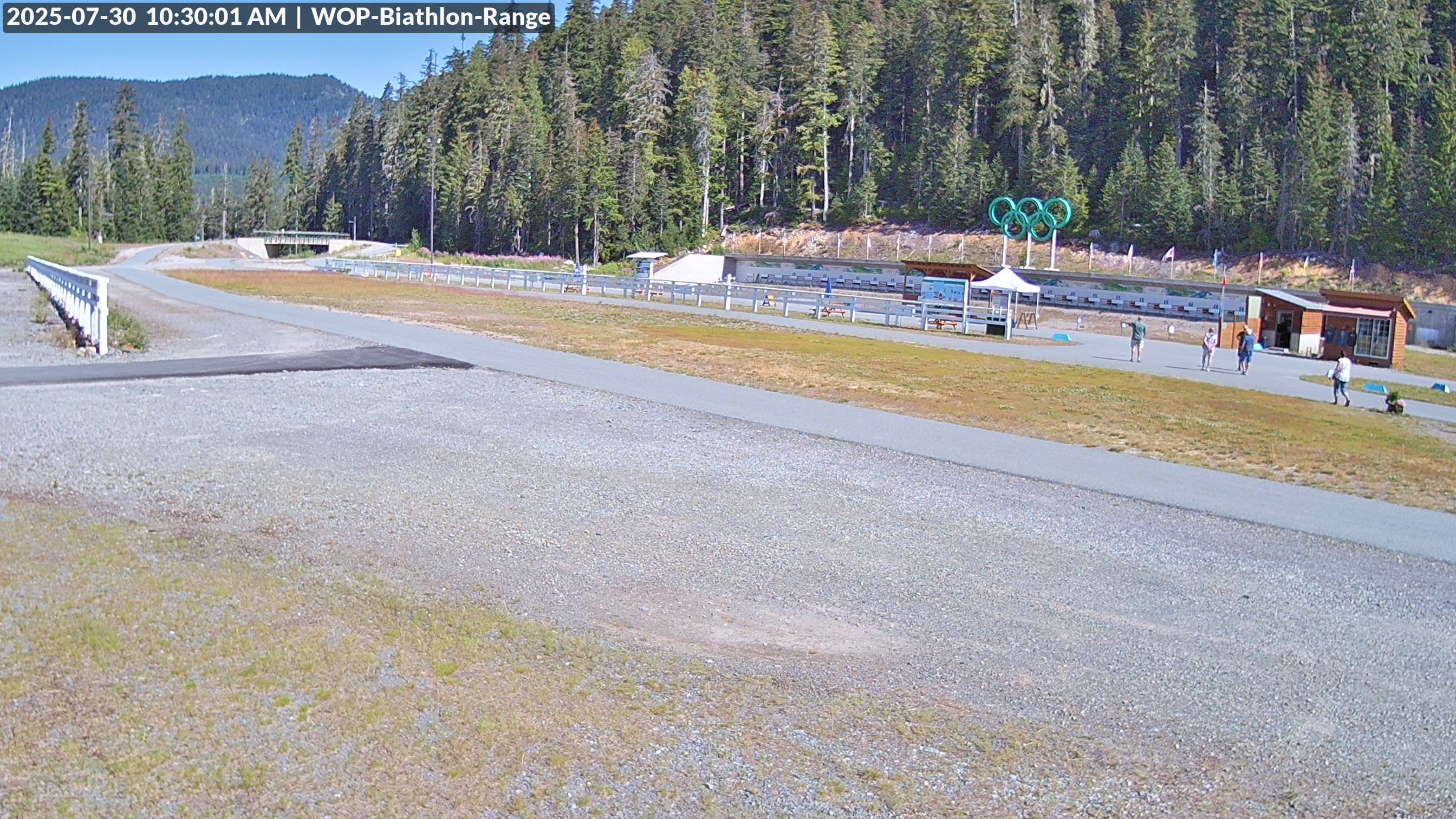 View looking North East to the Olympic Biathlon Range