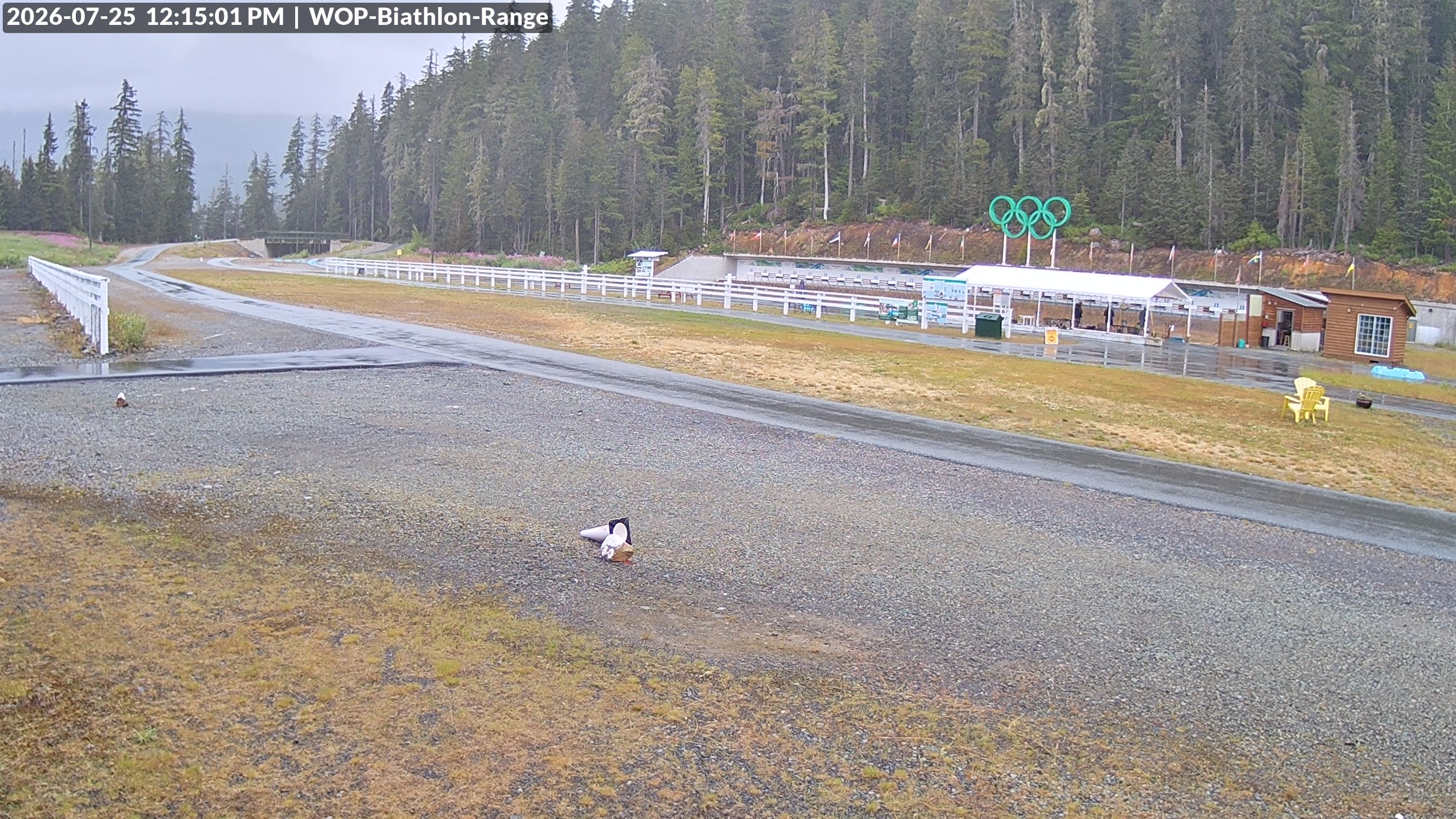 View looking North East to the Olympic Biathlon Range
