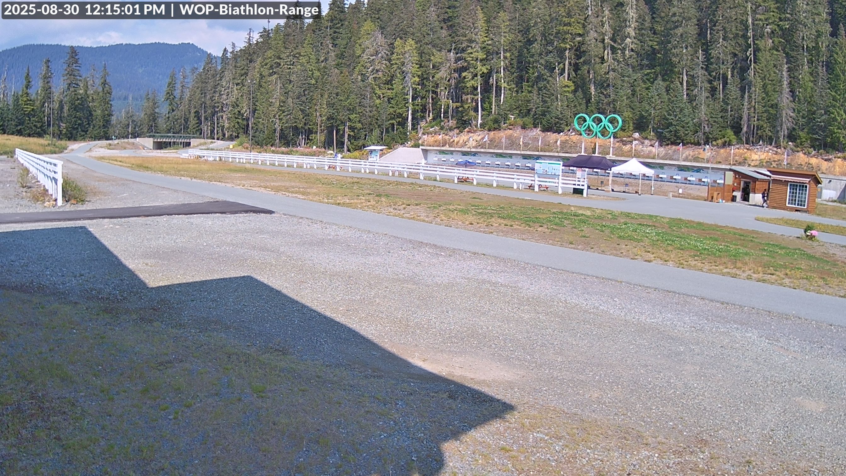 View looking North East to the Olympic Biathlon Range
