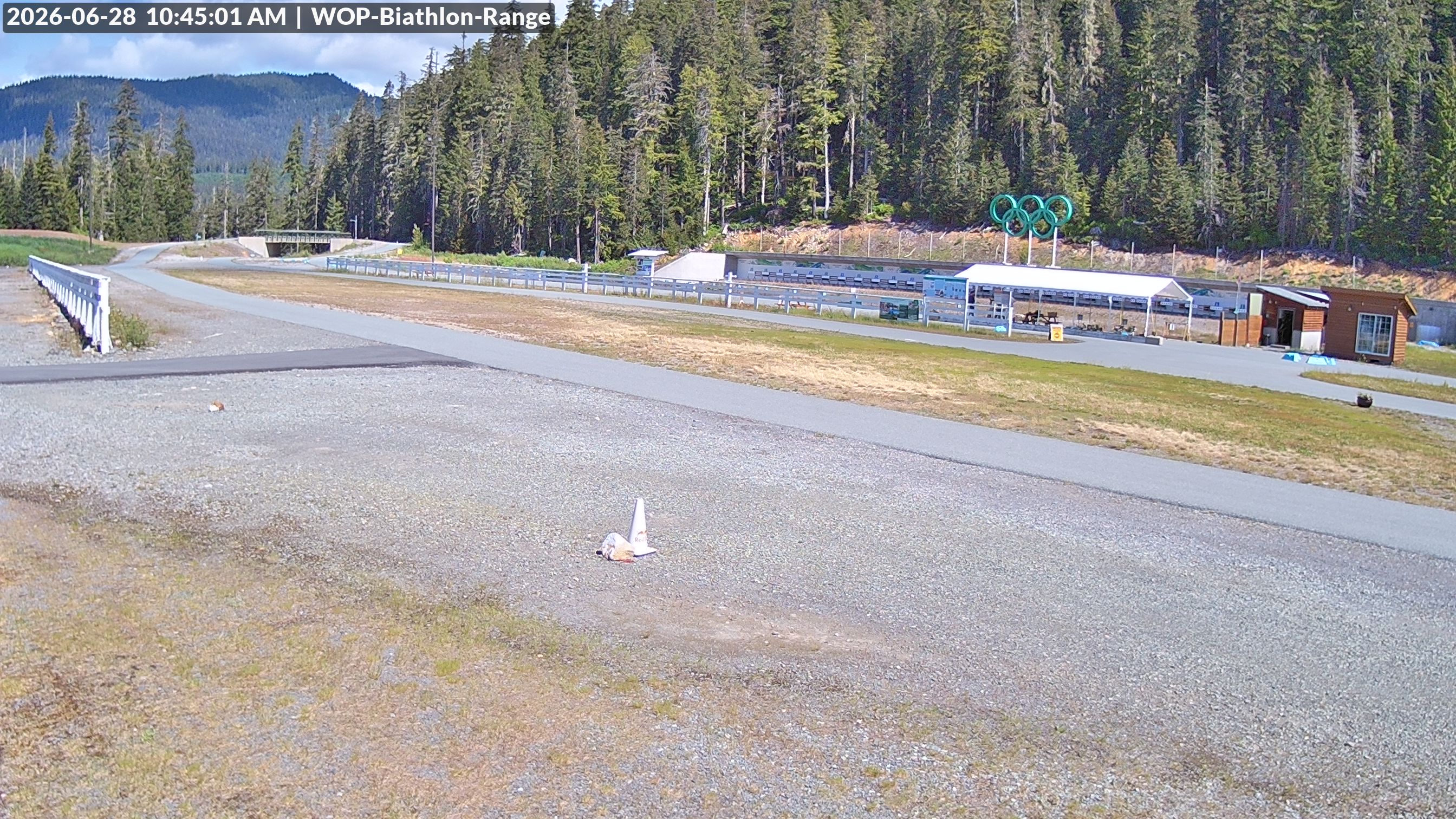 View looking North East to the Olympic Biathlon Range