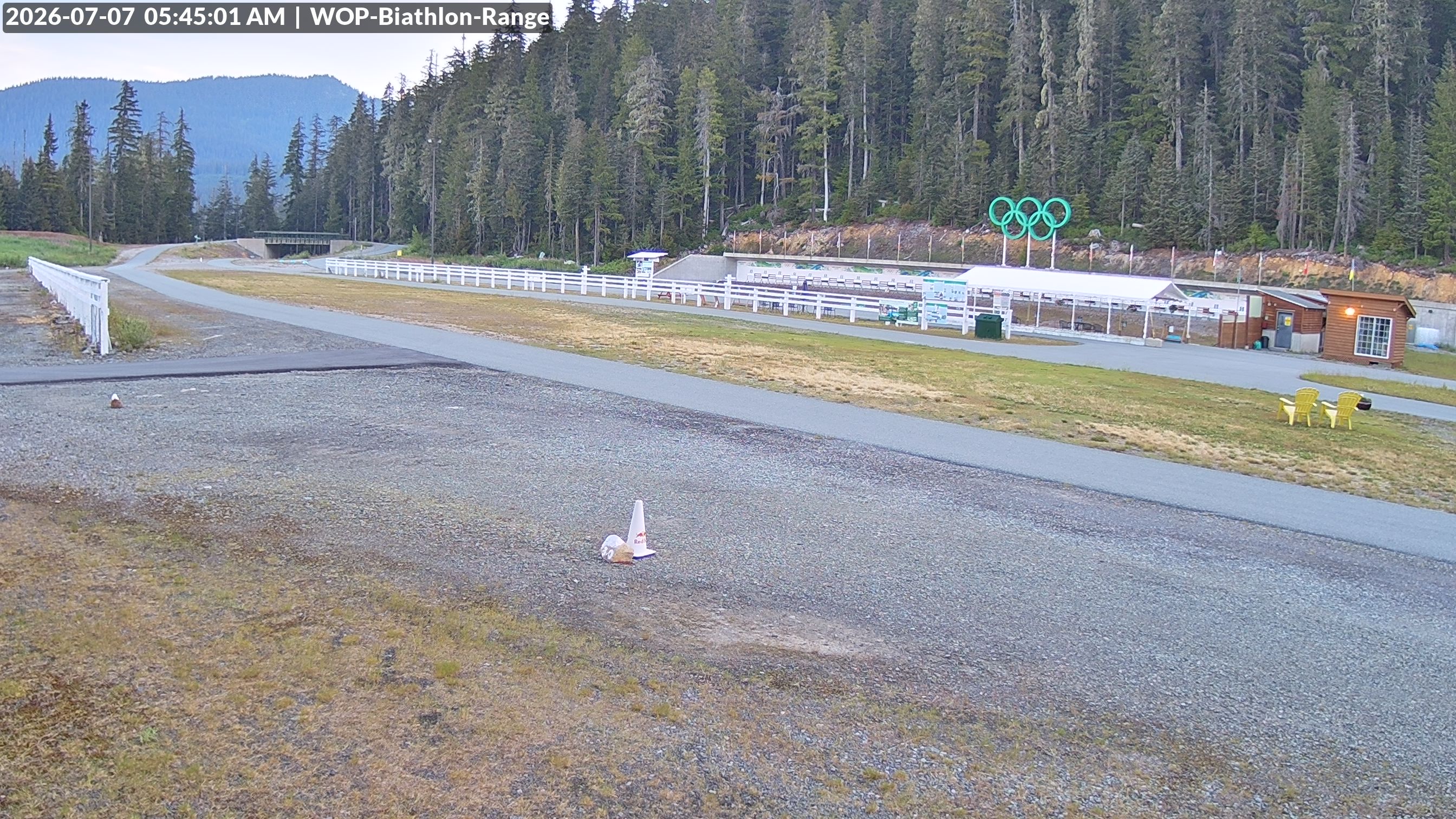 View looking North East to the Olympic Biathlon Range