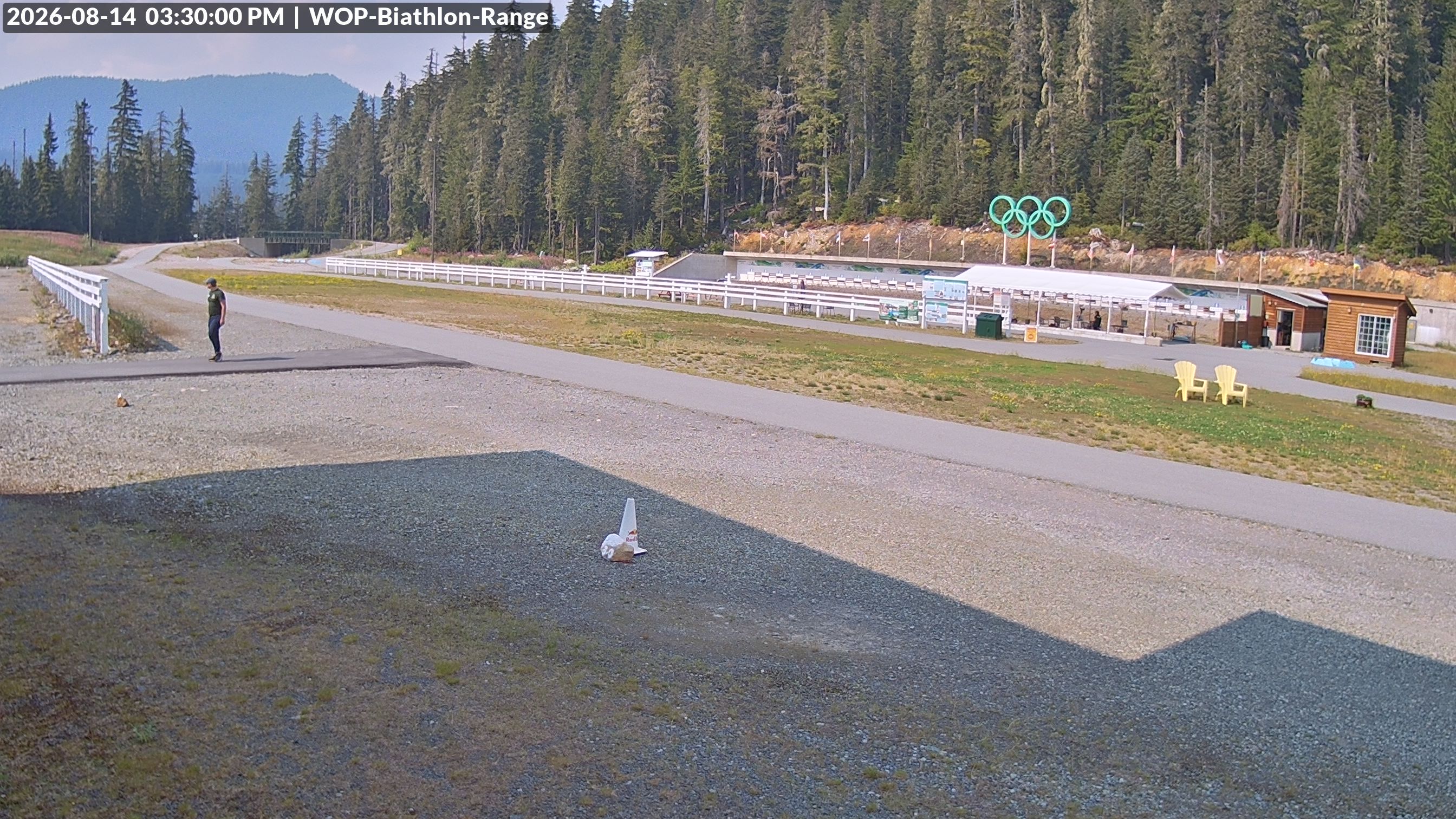View looking North East to the Olympic Biathlon Range