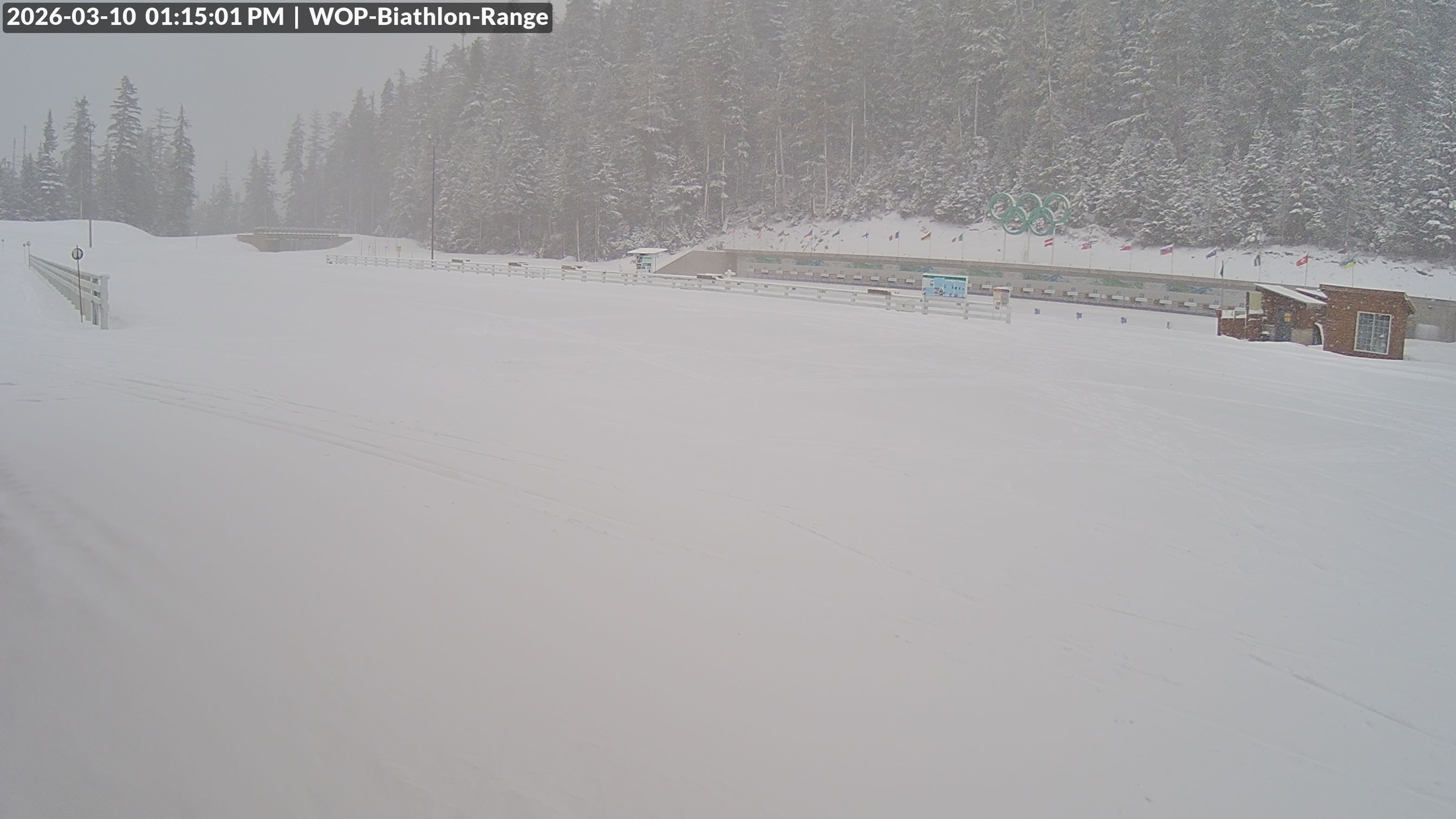 View looking North East to the Olympic Biathlon Range