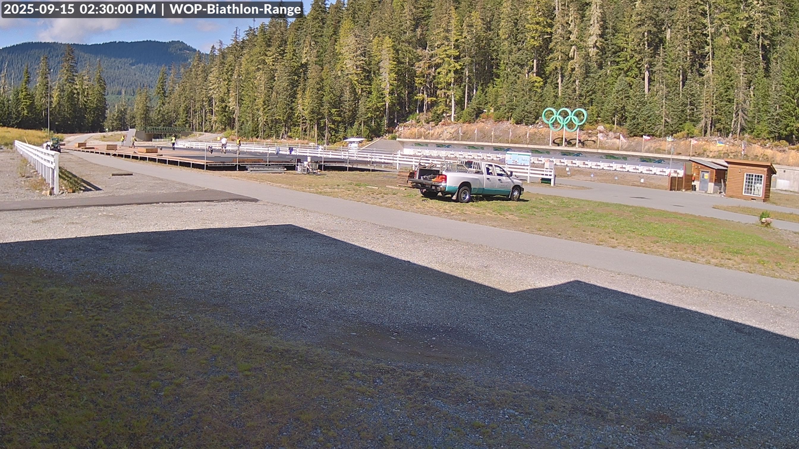 View looking North East to the Olympic Biathlon Range