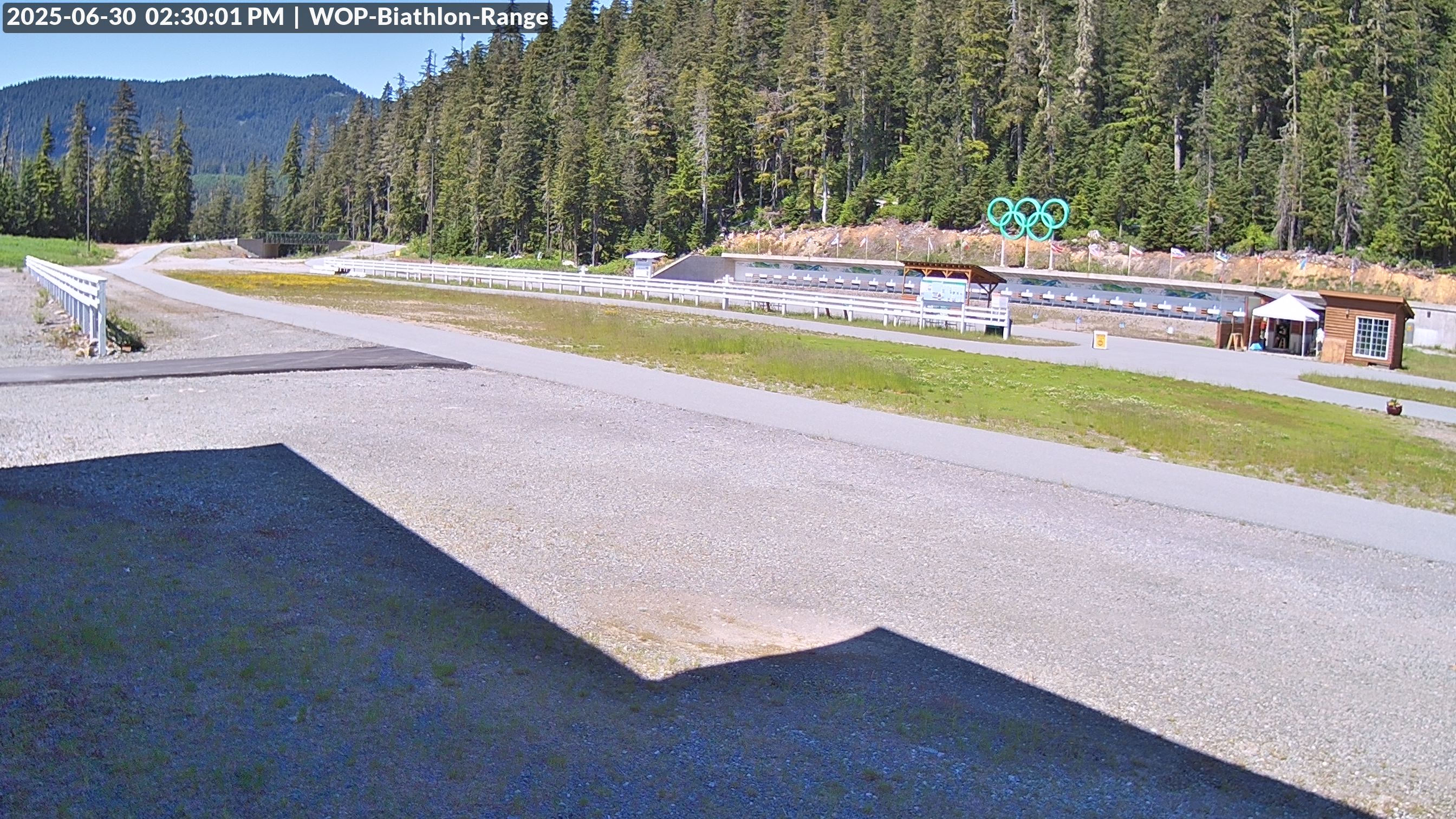 View looking North East to the Olympic Biathlon Range