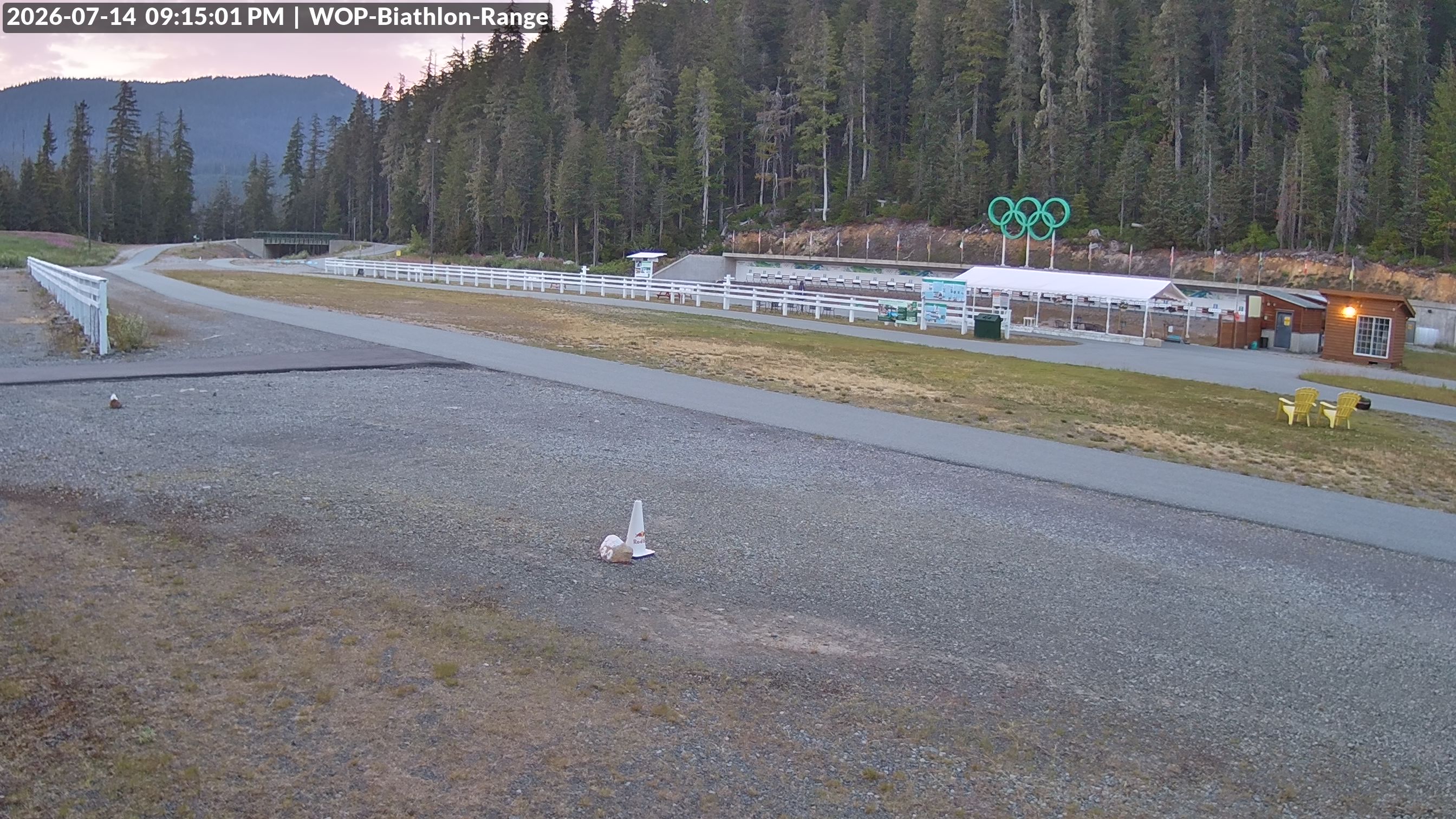 View looking North East to the Olympic Biathlon Range