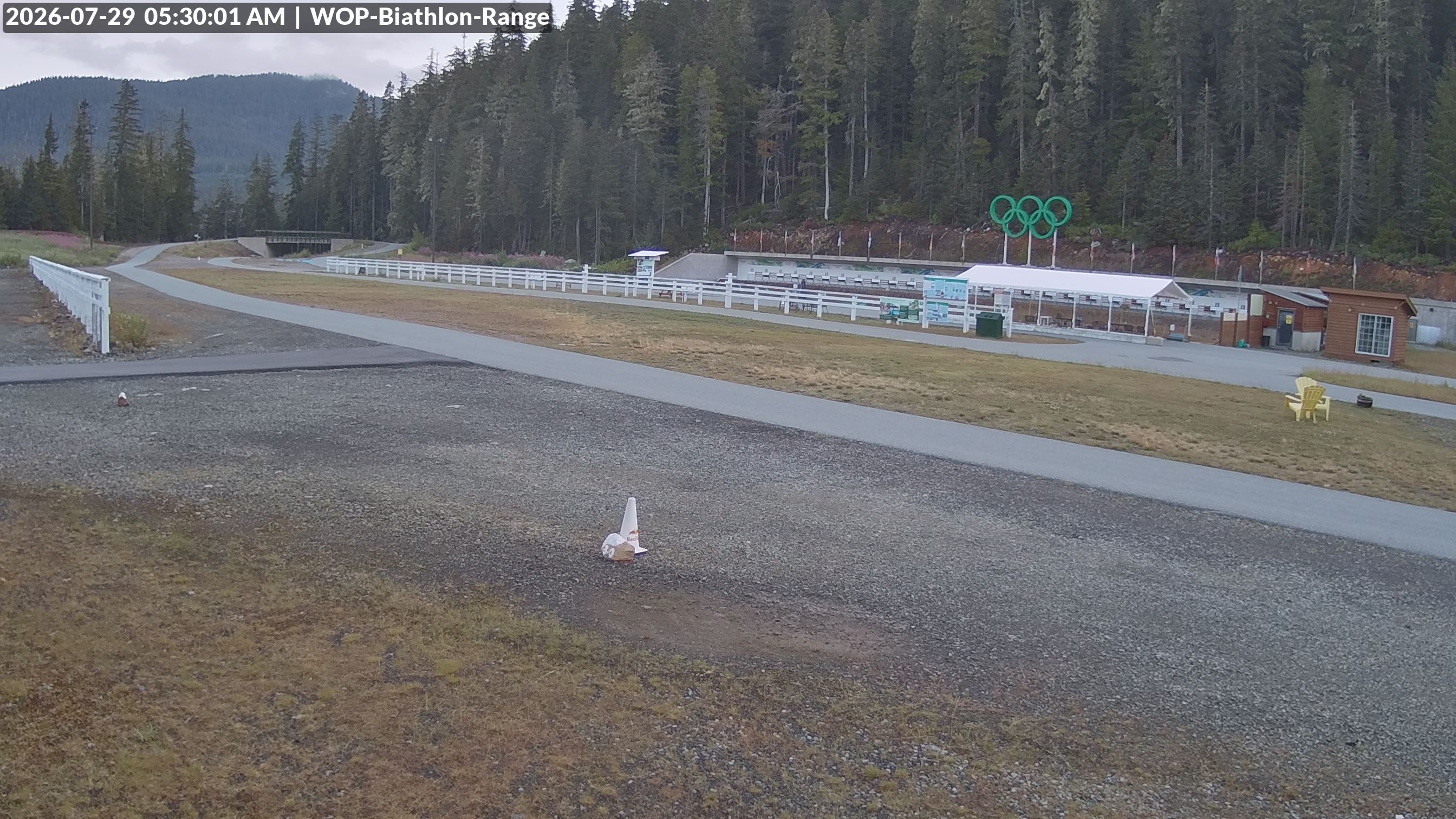 View looking North East to the Olympic Biathlon Range