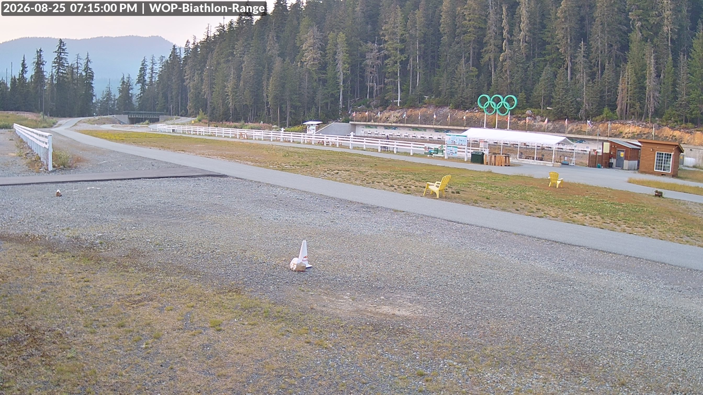 View looking North East to the Olympic Biathlon Range