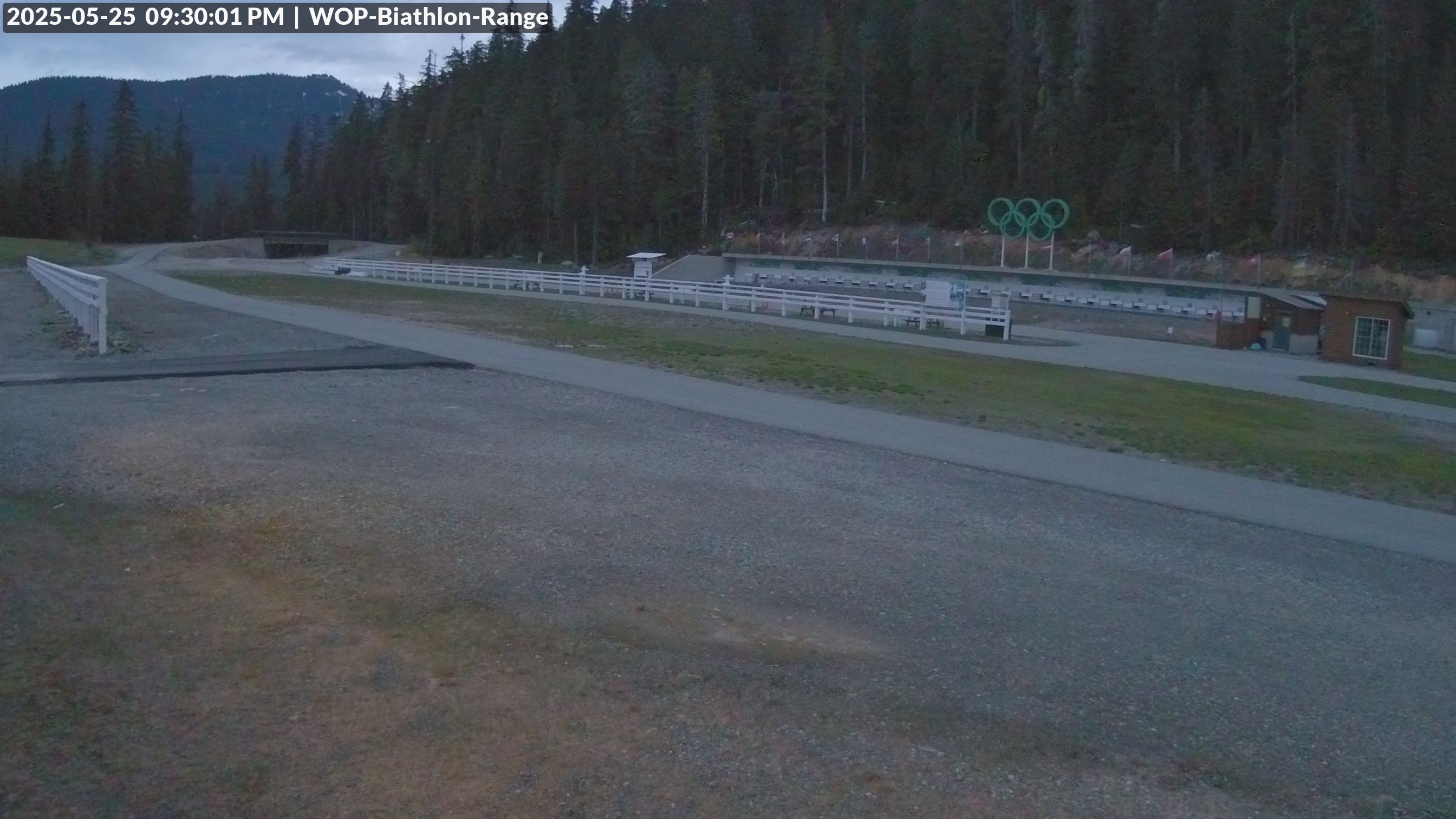 View looking North East to the Olympic Biathlon Range