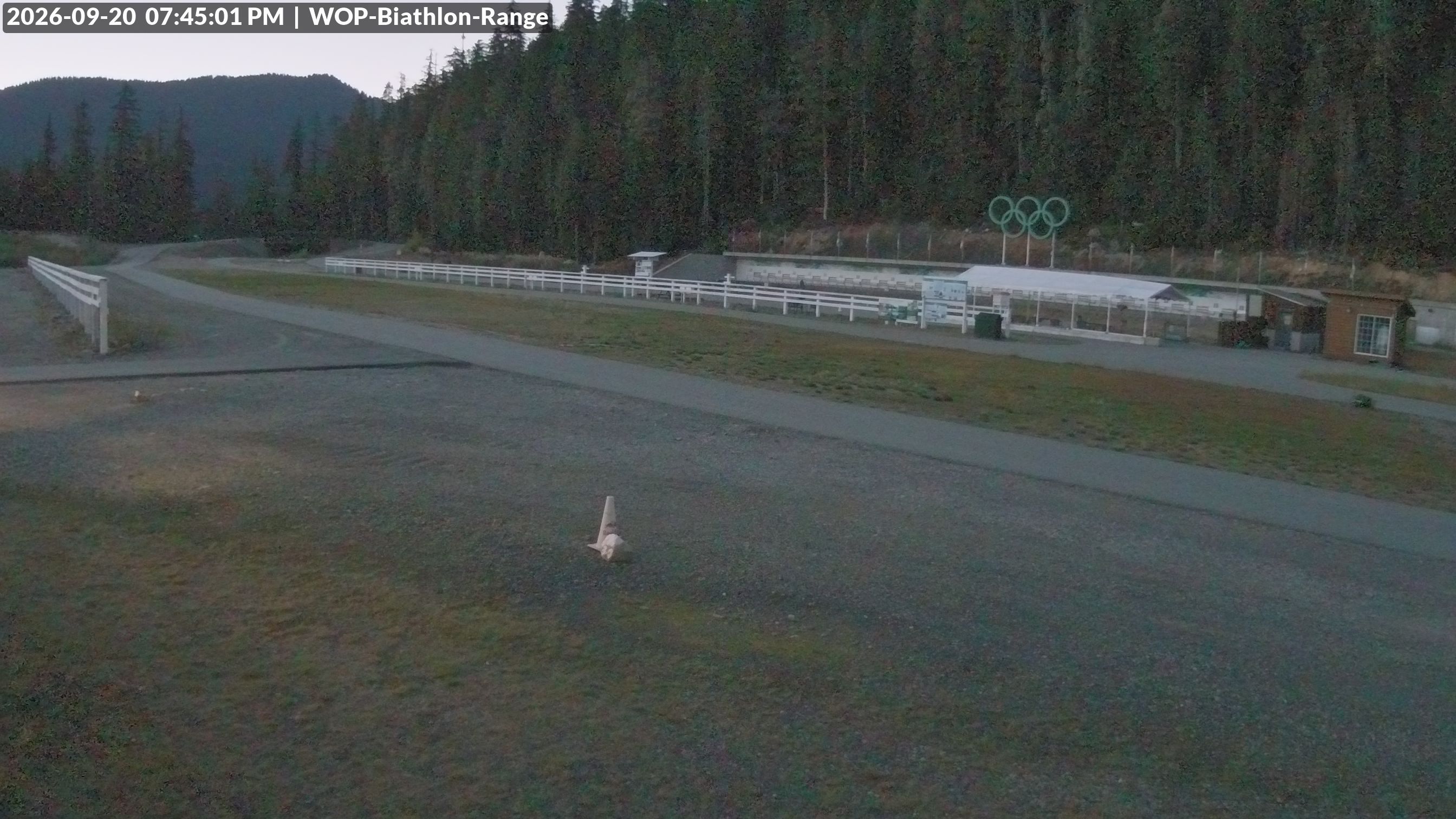 View looking North East to the Olympic Biathlon Range