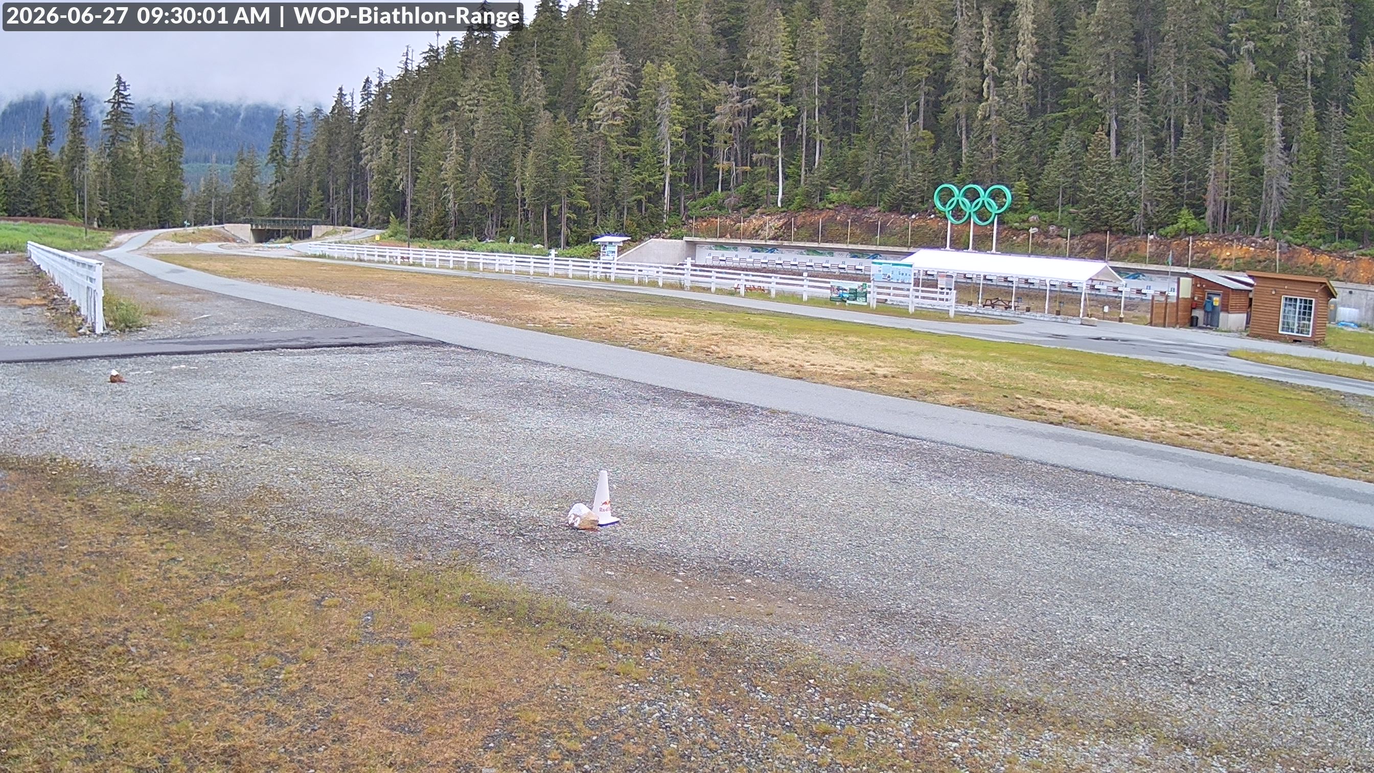 View looking North East to the Olympic Biathlon Range