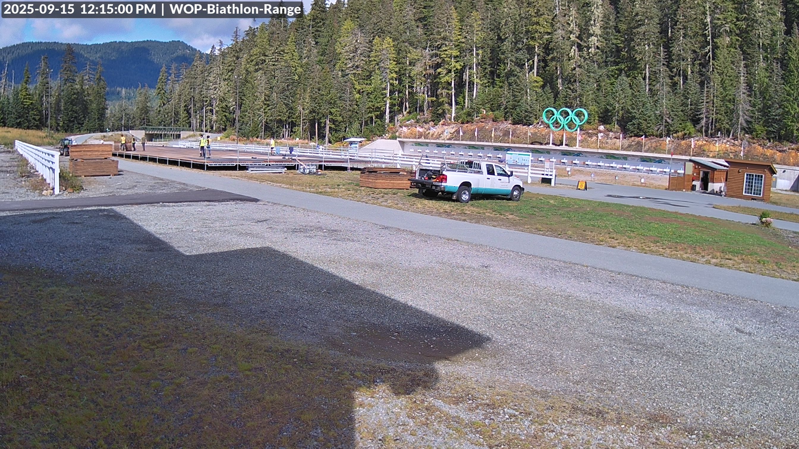 View looking North East to the Olympic Biathlon Range