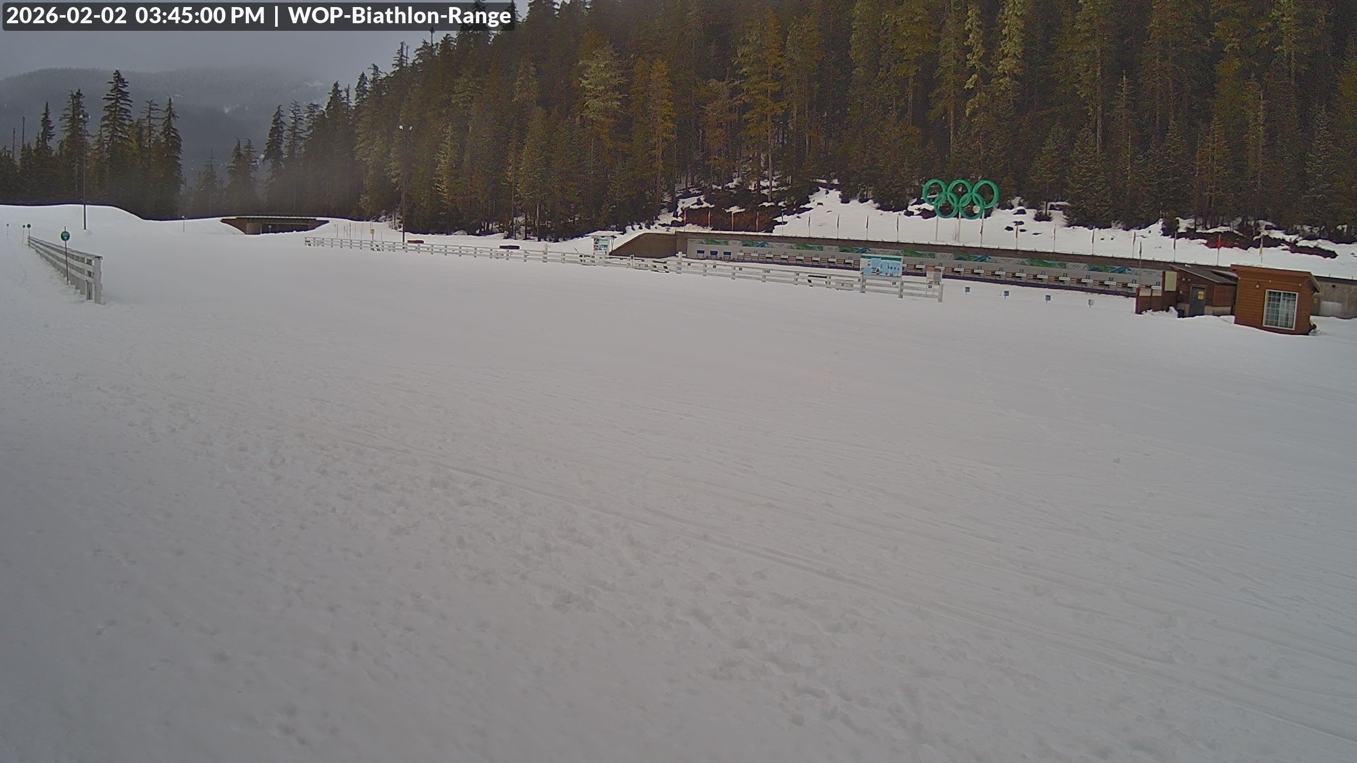 View looking North East to the Olympic Biathlon Range