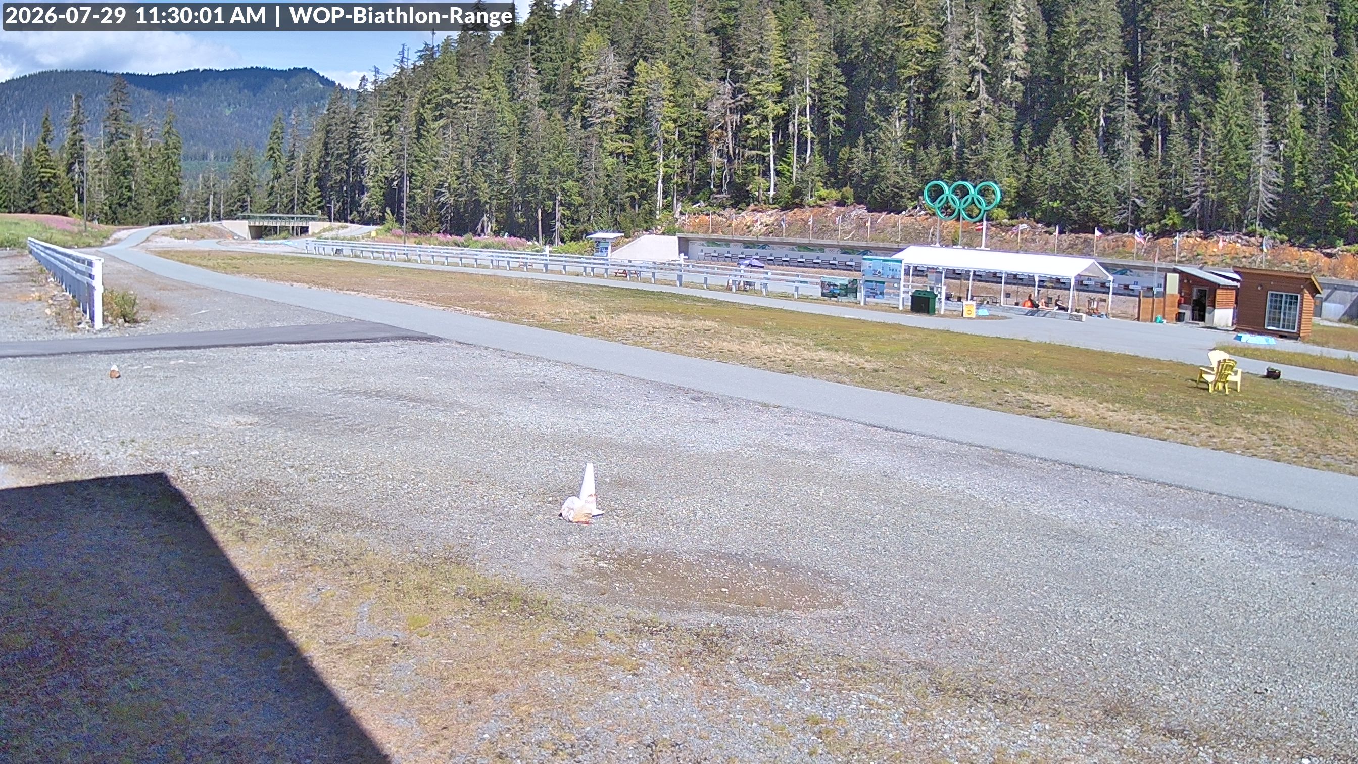 View looking North East to the Olympic Biathlon Range