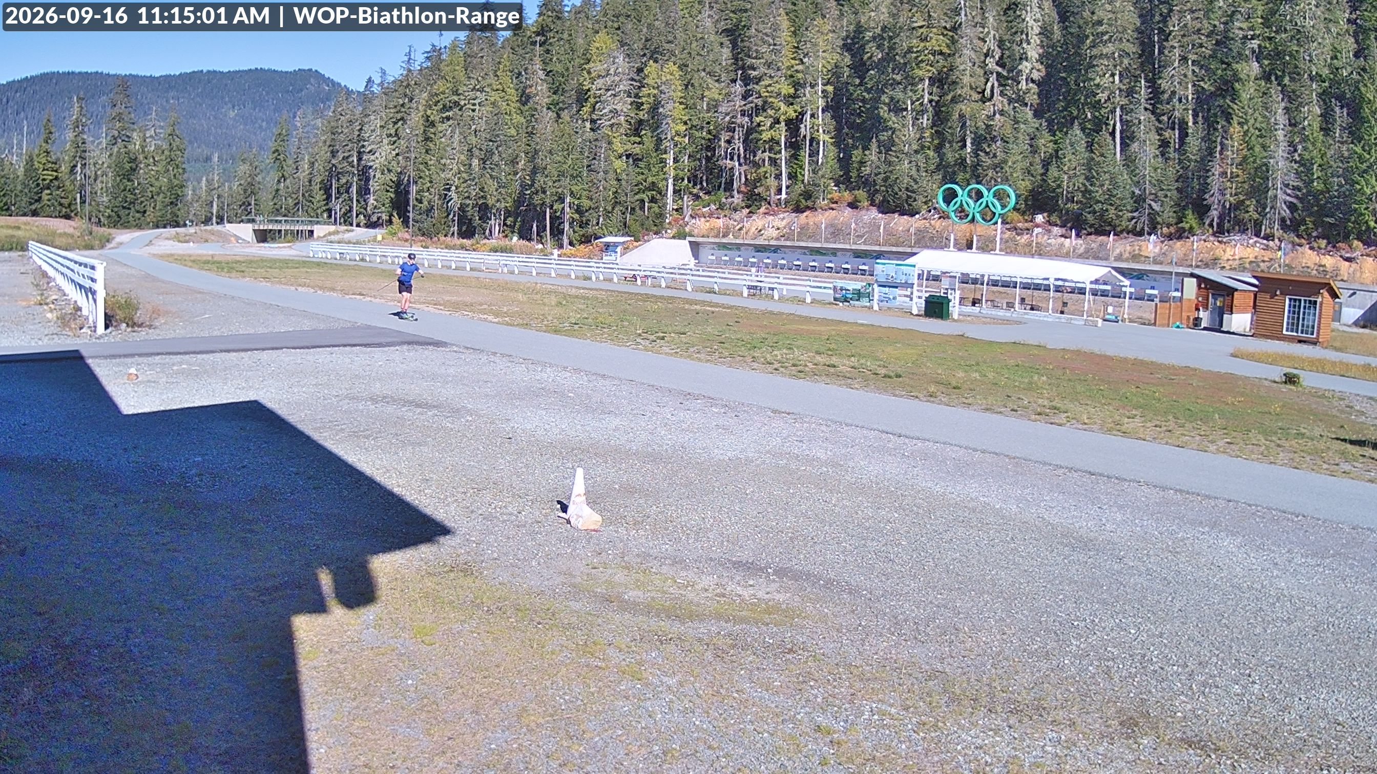 View looking North East to the Olympic Biathlon Range