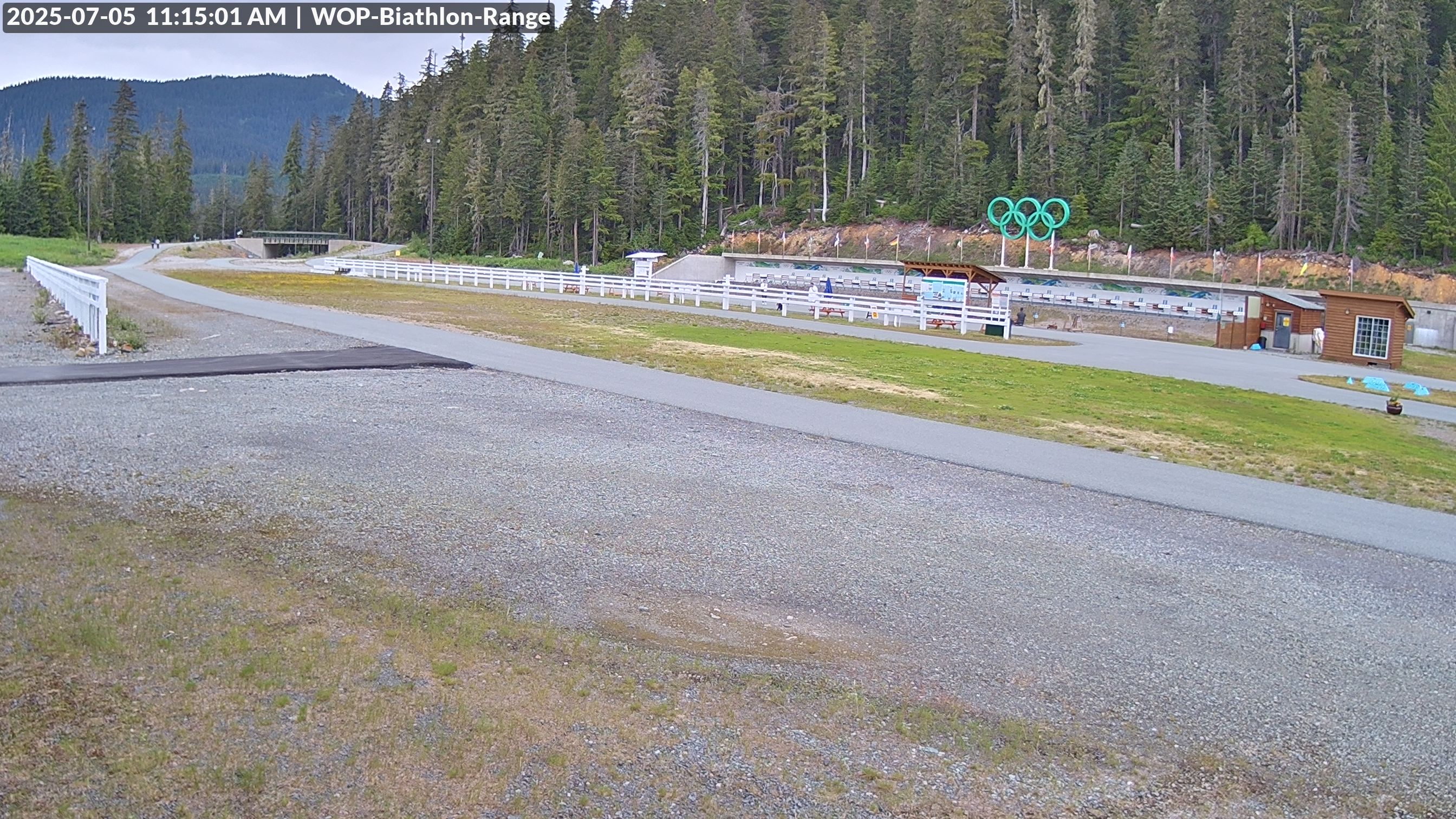 View looking North East to the Olympic Biathlon Range