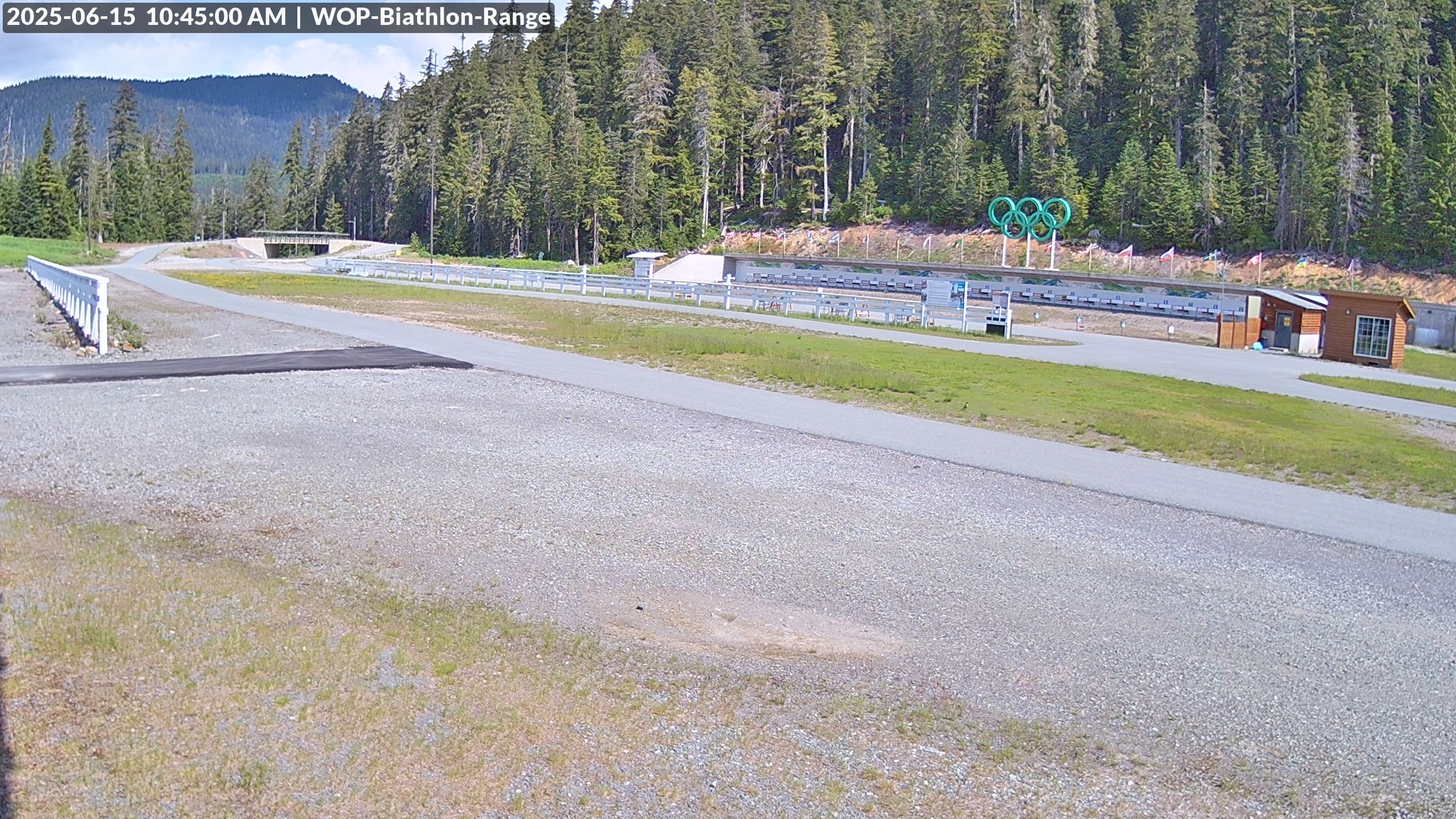 View looking North East to the Olympic Biathlon Range