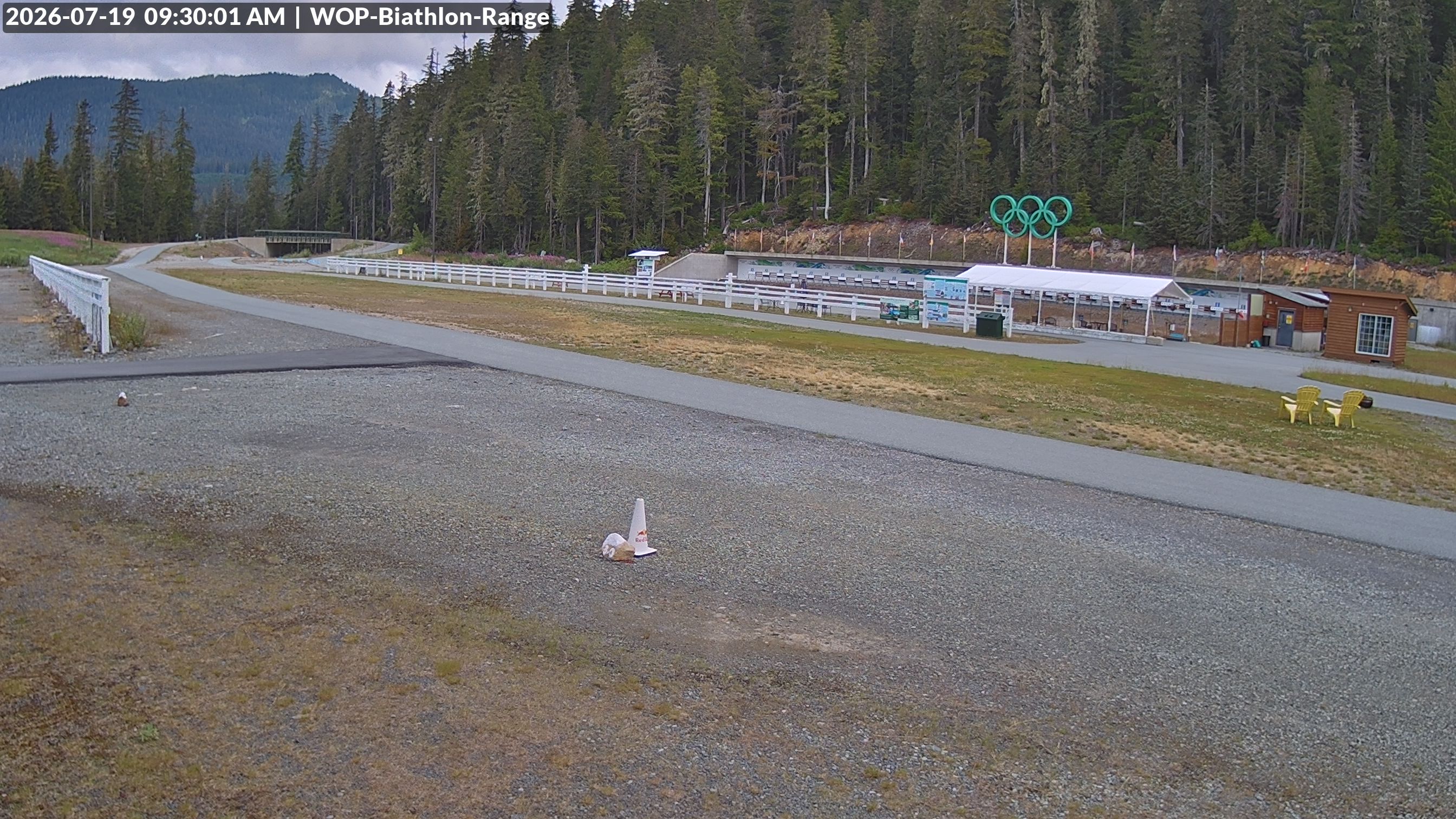 View looking North East to the Olympic Biathlon Range