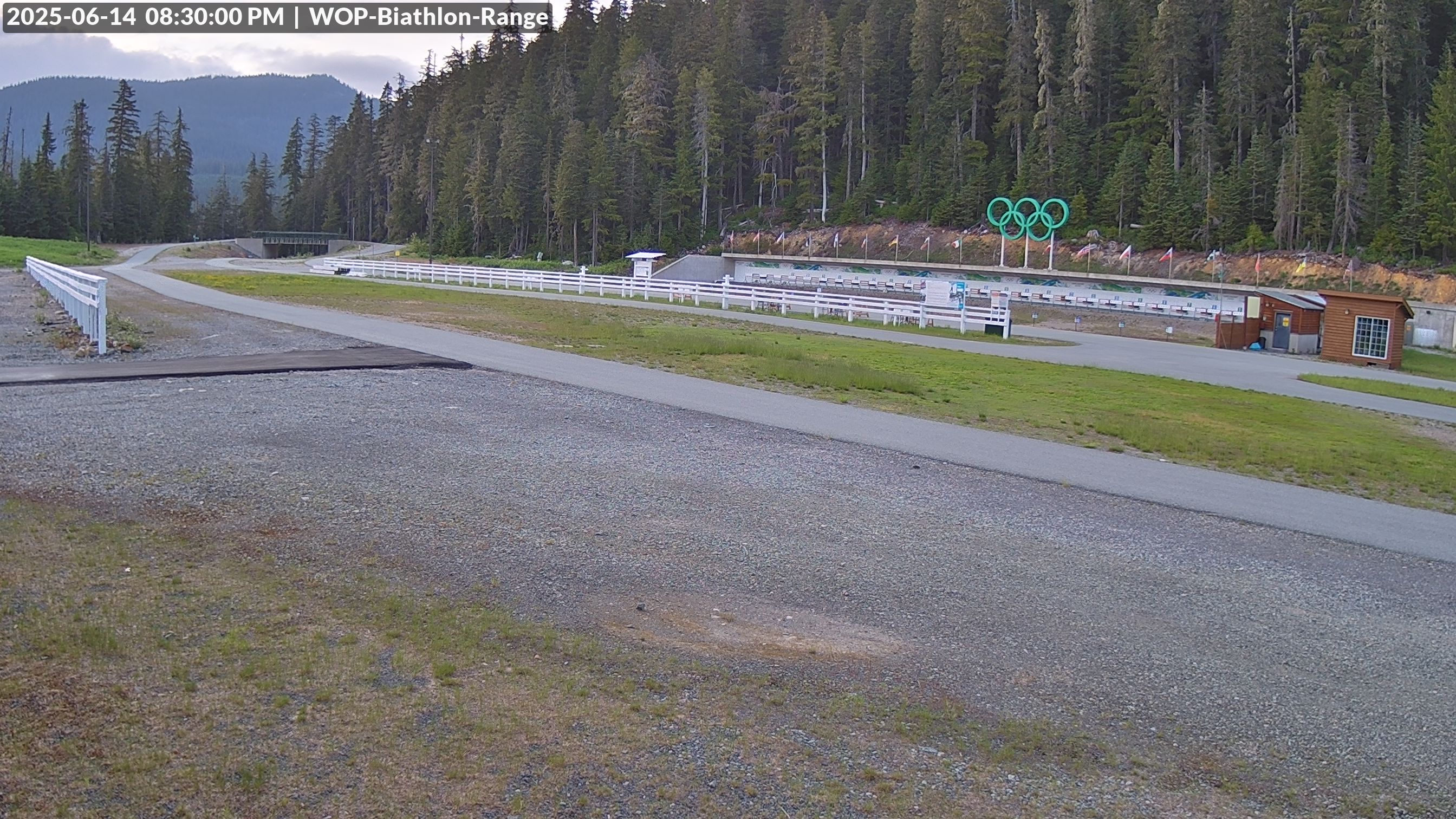 View looking North East to the Olympic Biathlon Range