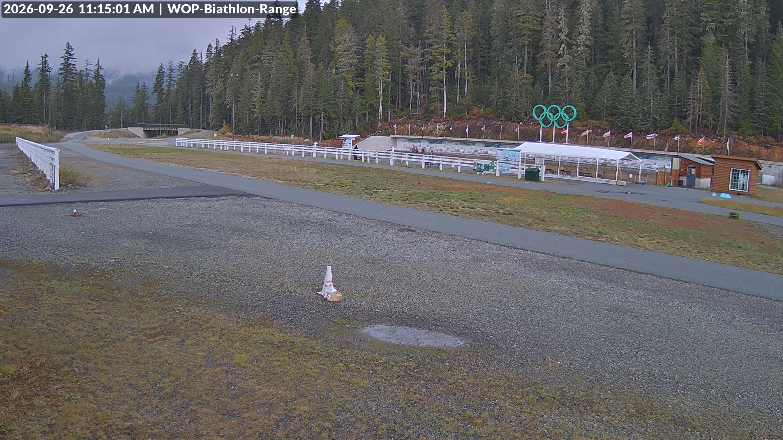 View looking North East to the Olympic Biathlon Range