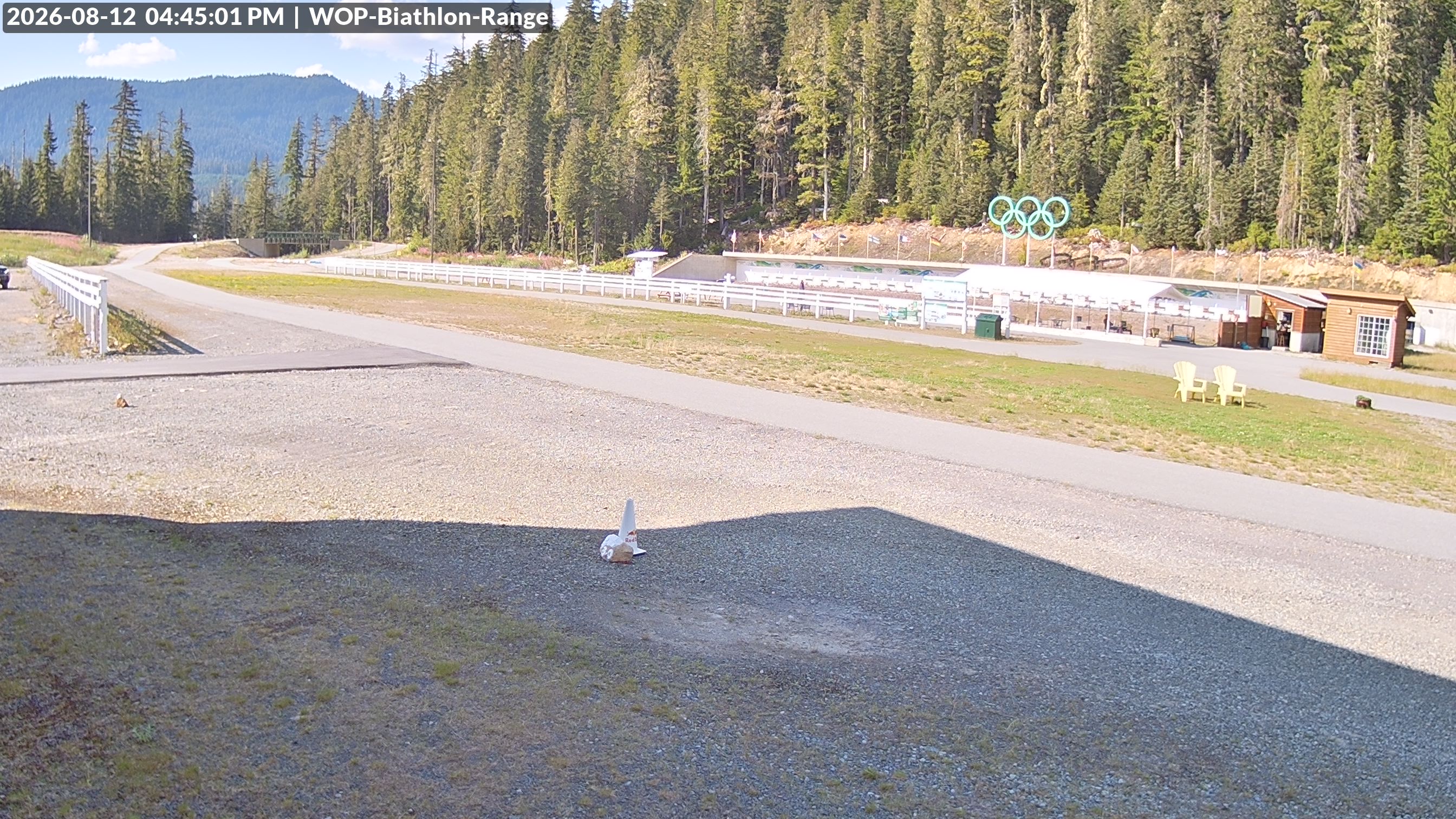 View looking North East to the Olympic Biathlon Range
