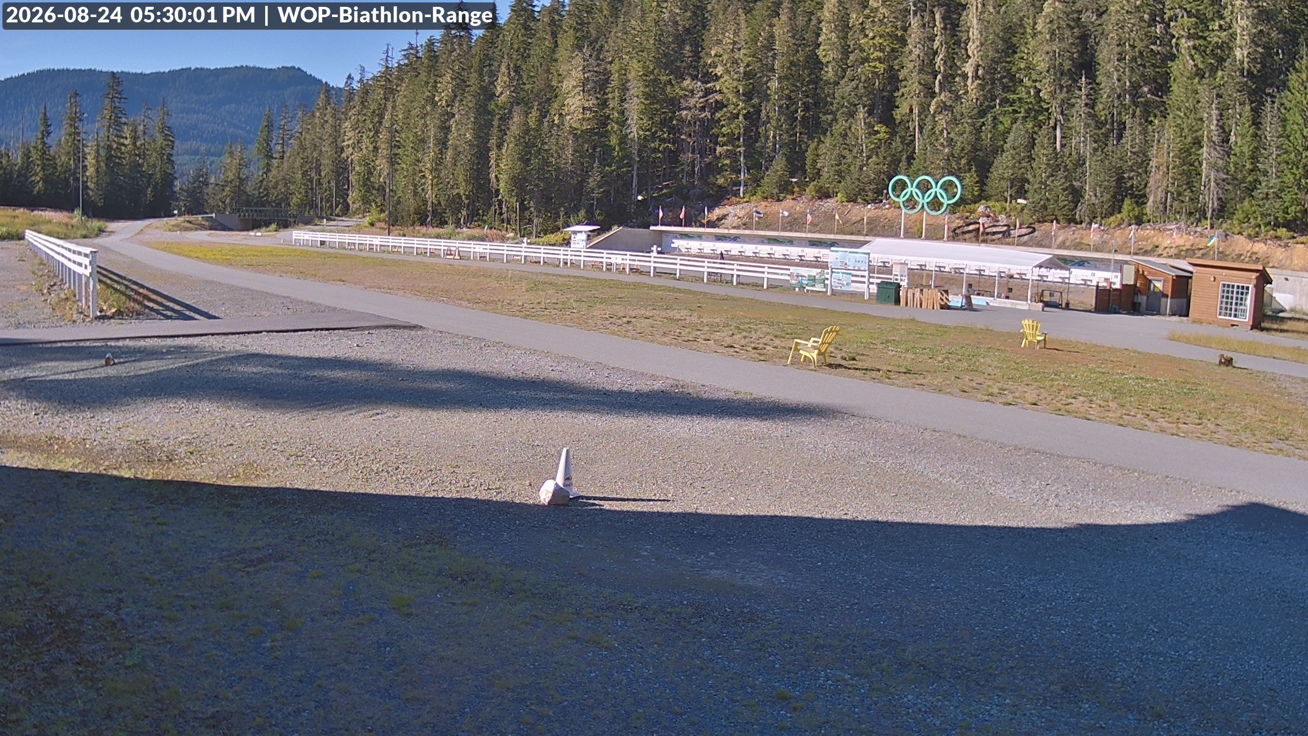 View looking North East to the Olympic Biathlon Range
