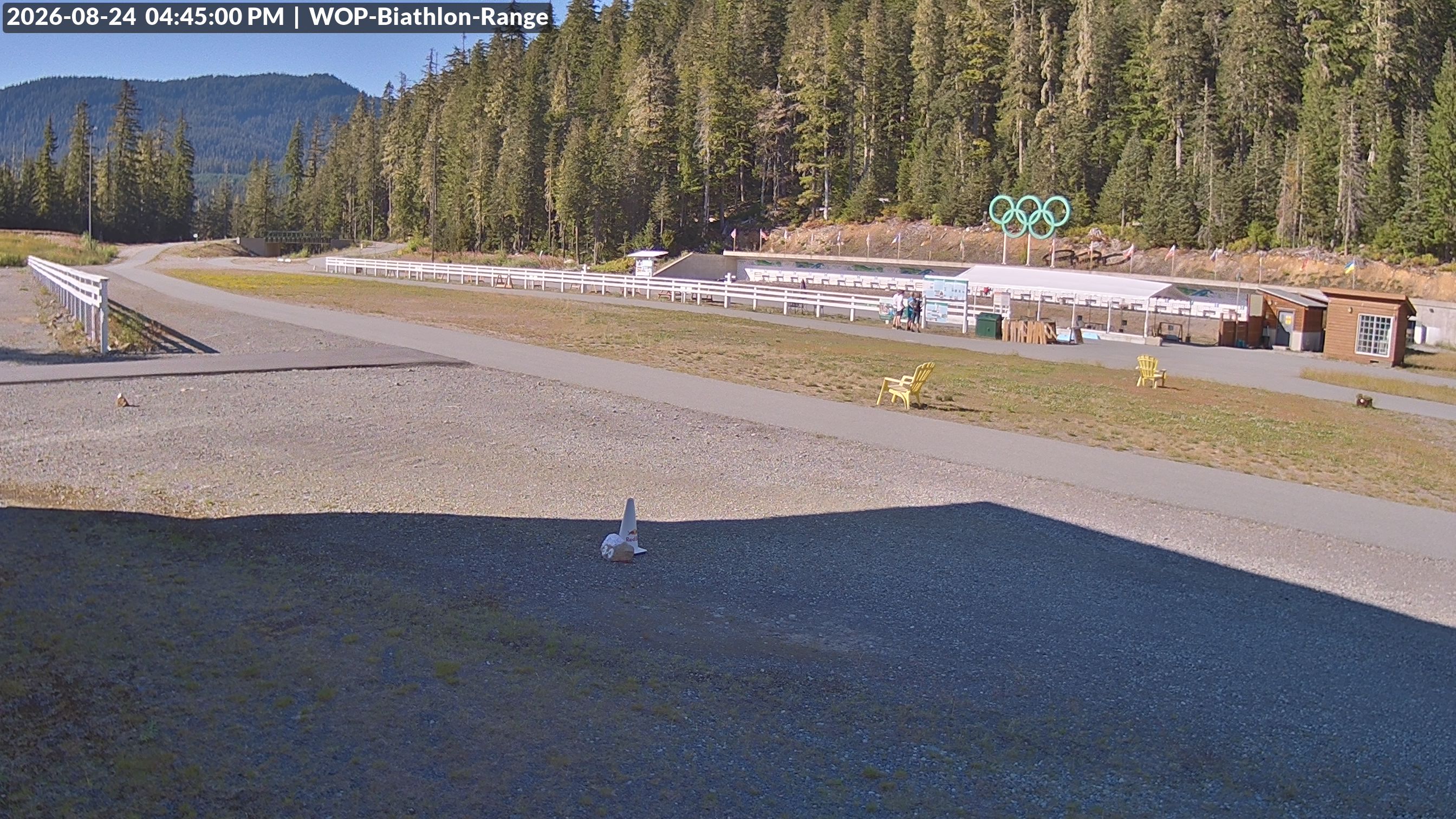 View looking North East to the Olympic Biathlon Range