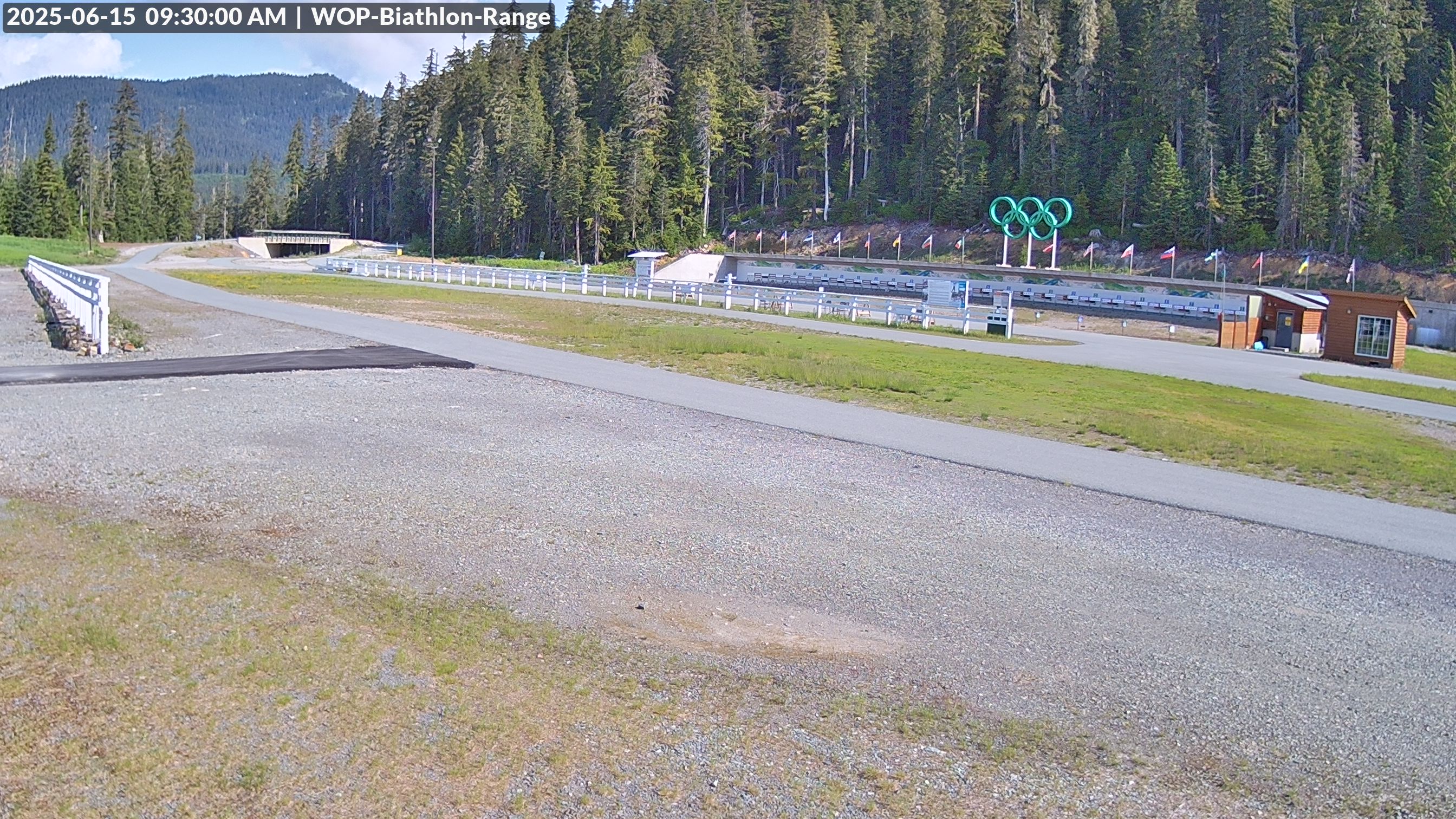 View looking North East to the Olympic Biathlon Range
