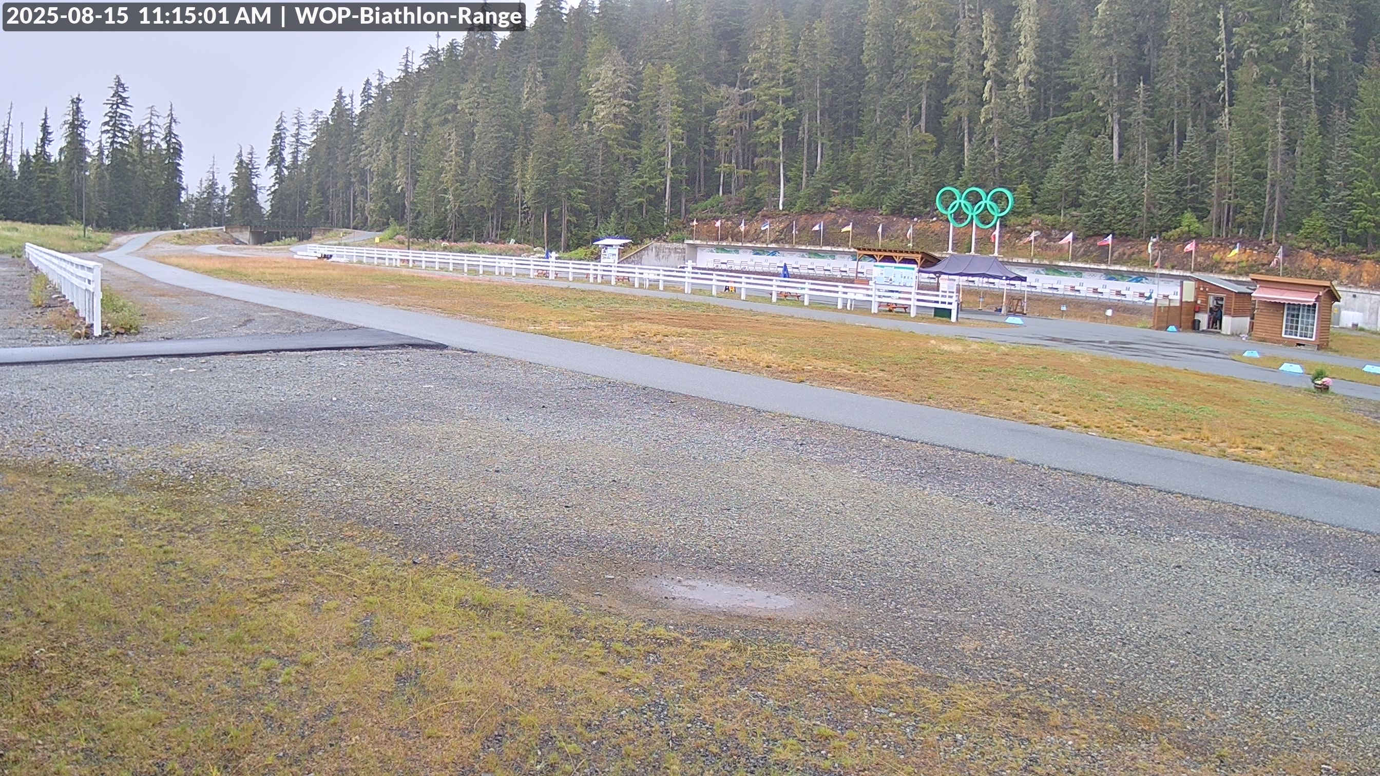 View looking North East to the Olympic Biathlon Range